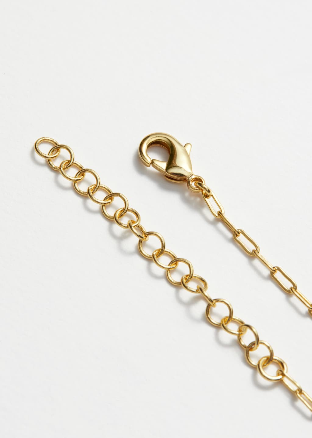 Image of Paperclip Chain Pendant Necklace