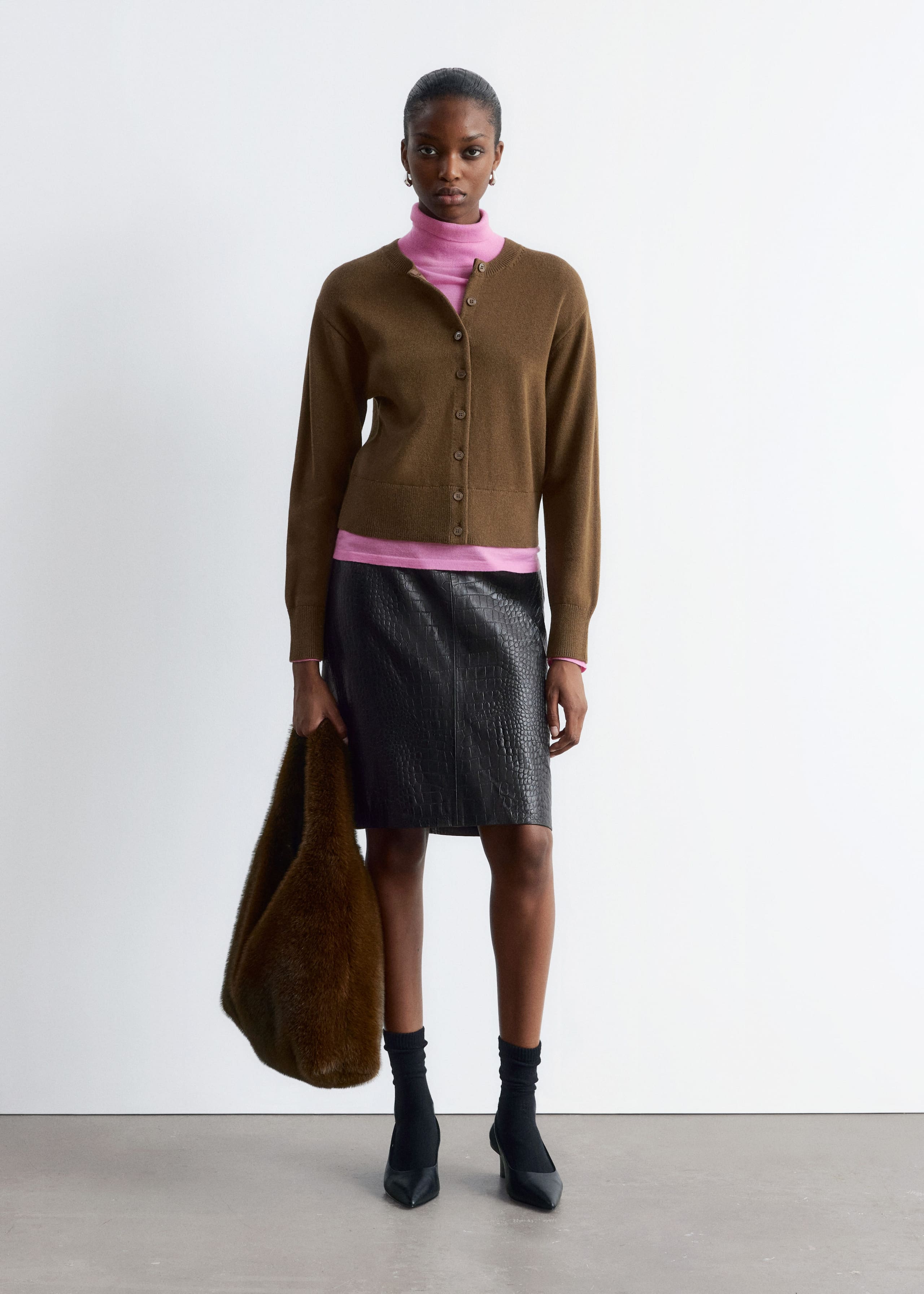 Image of Wool-Blend Cardigan
