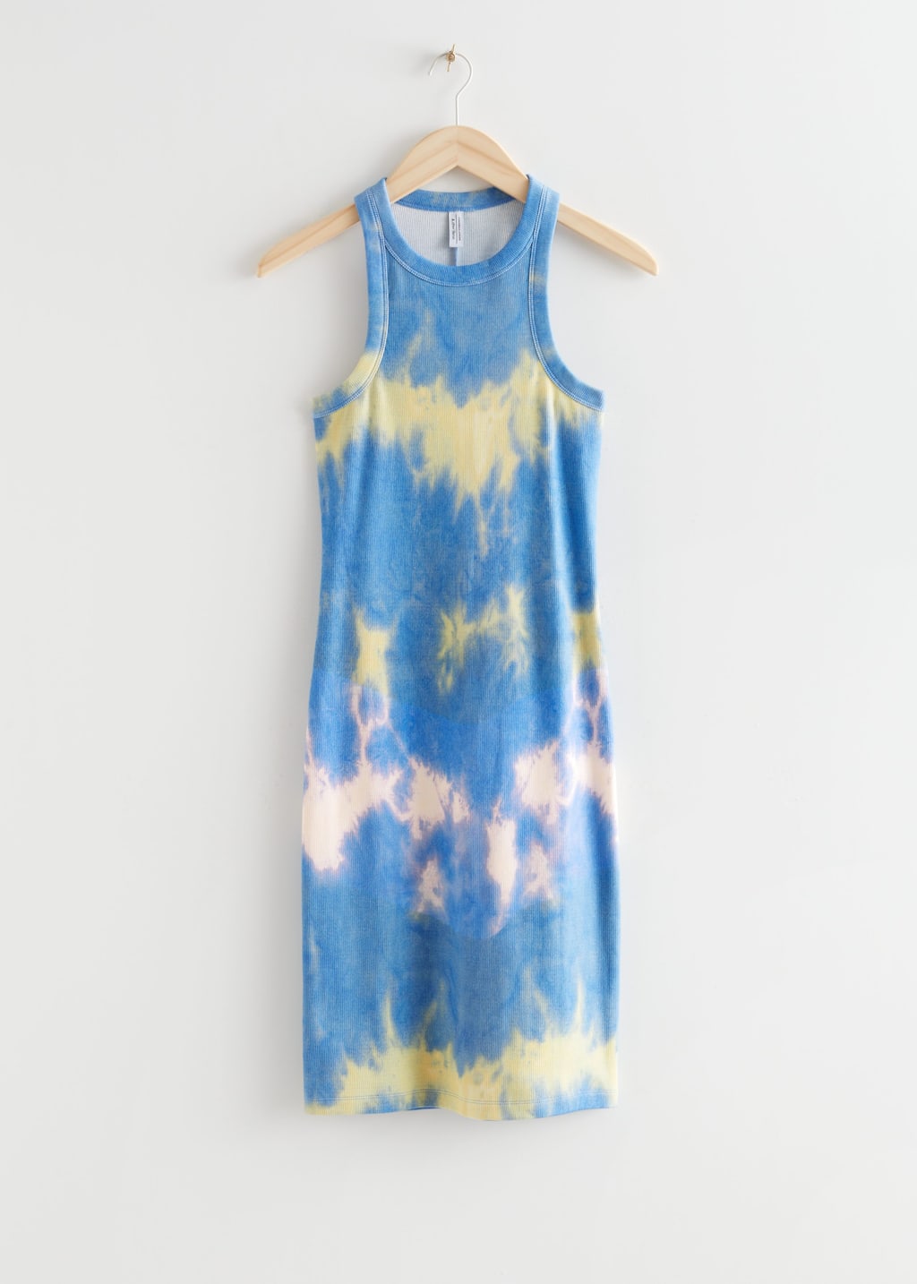Tank Midi Dress - Blue Tie-Dye - Bodegón