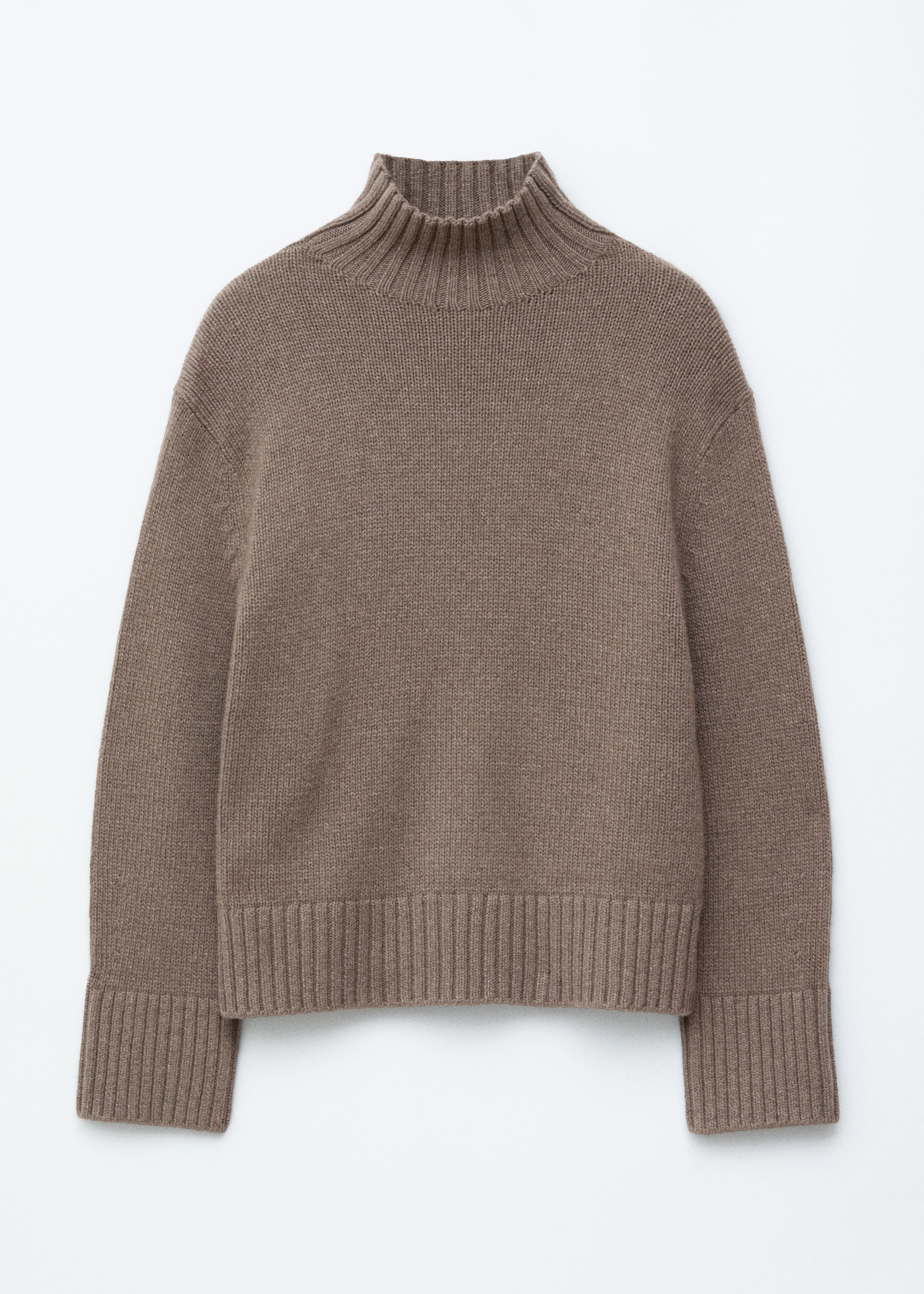 Cashmere-Blend Turtleneck Jumper - Mole/Тъмно сив