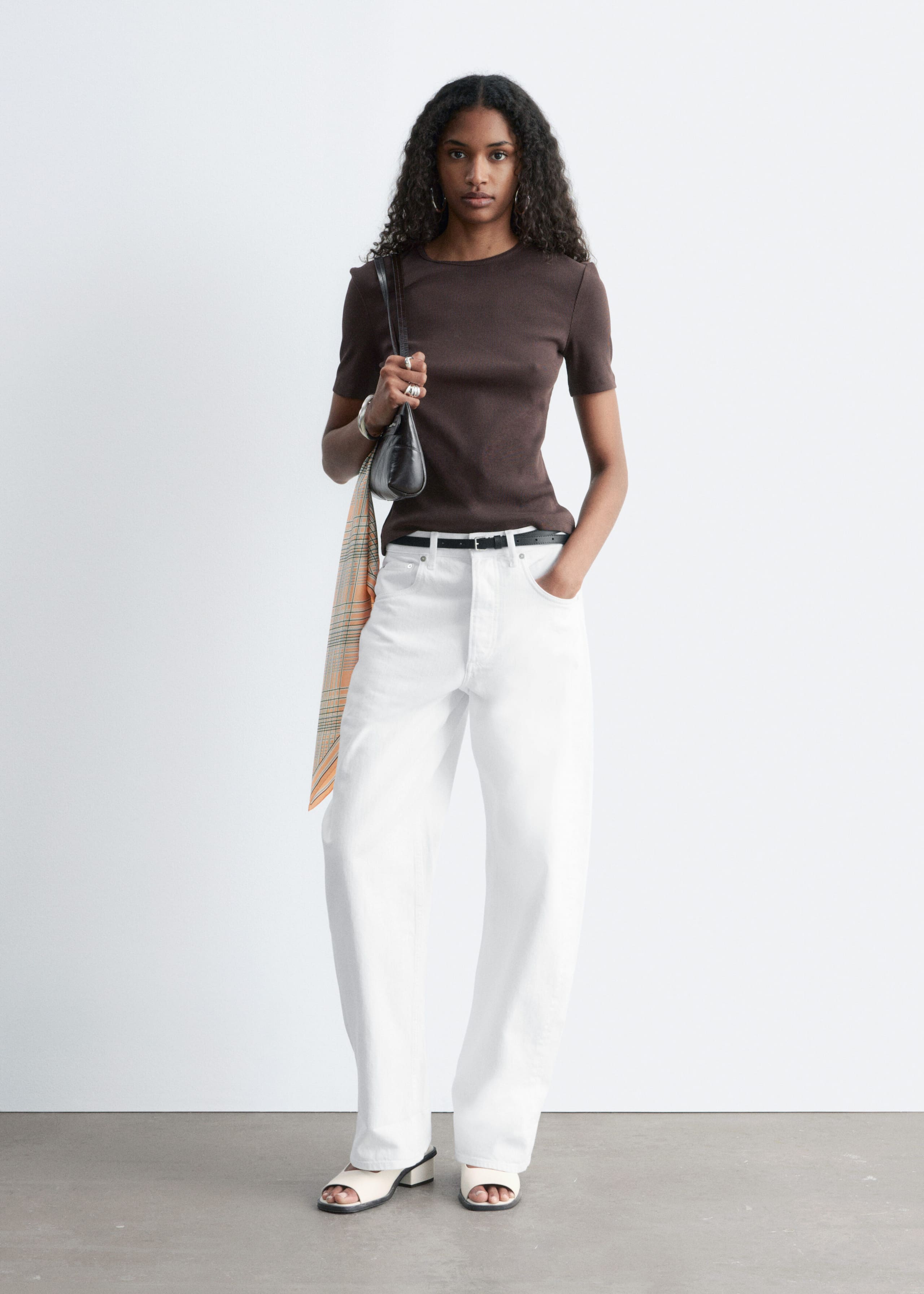 Image of Ribbed T-shirt