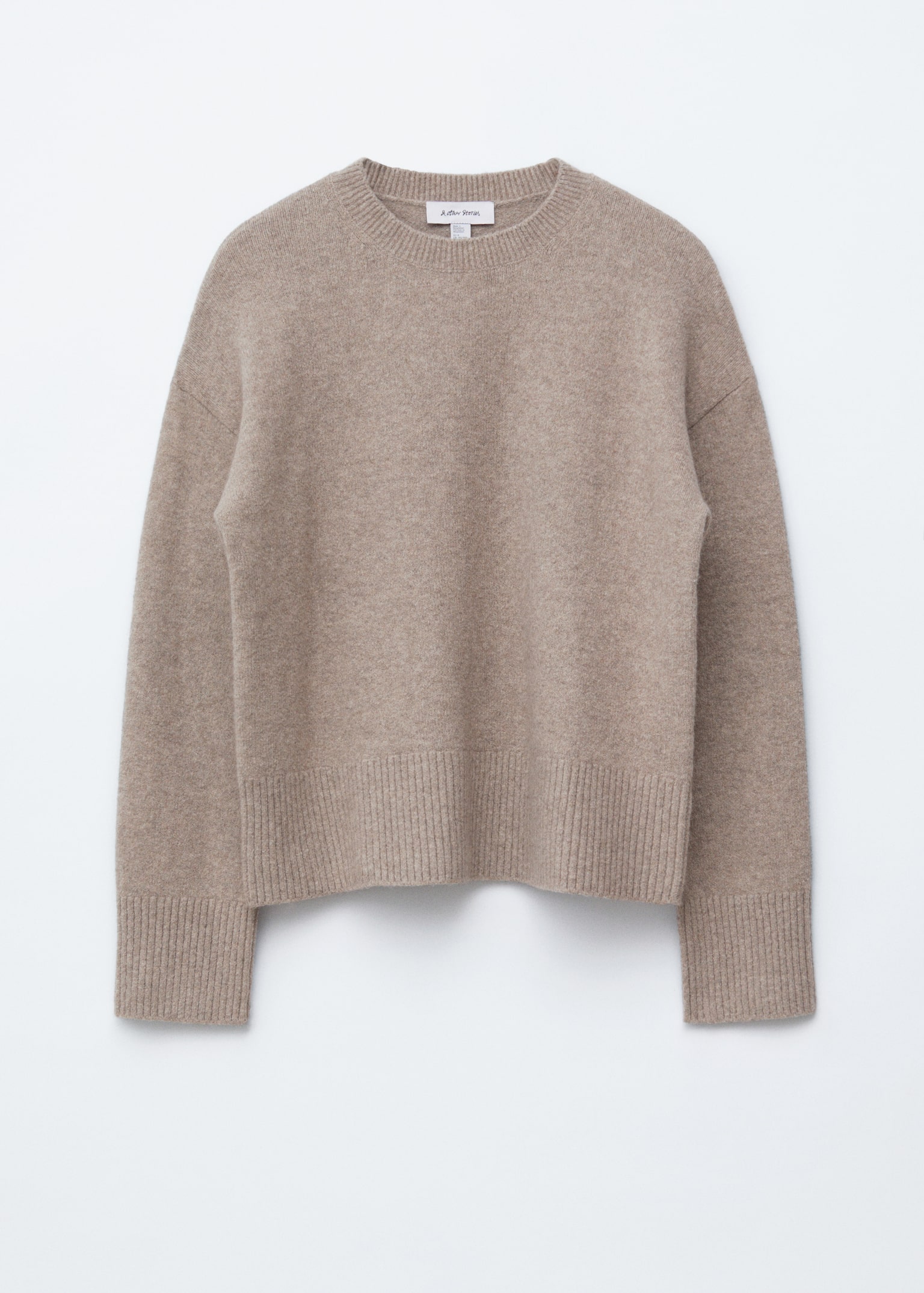 Relaxed Knit Jumper - Mole Beige/Grey Melange/Dark Blue/Dark Red/White/Black/Cerise Pink/Mole/Navy/Dusty Blue - 2