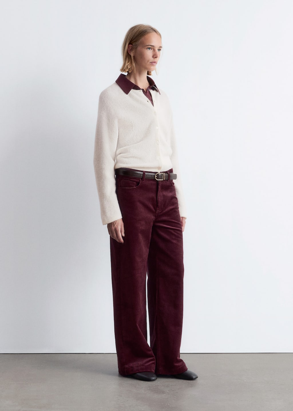 Image of Alpaca-Blend Knitted Cardigan