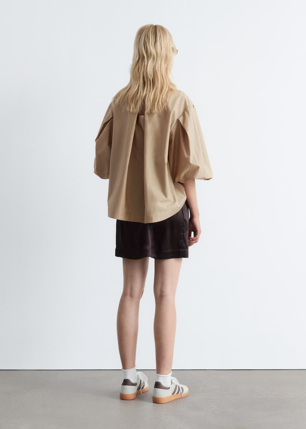 Image of Voluminous Puff-Sleeve Blouse