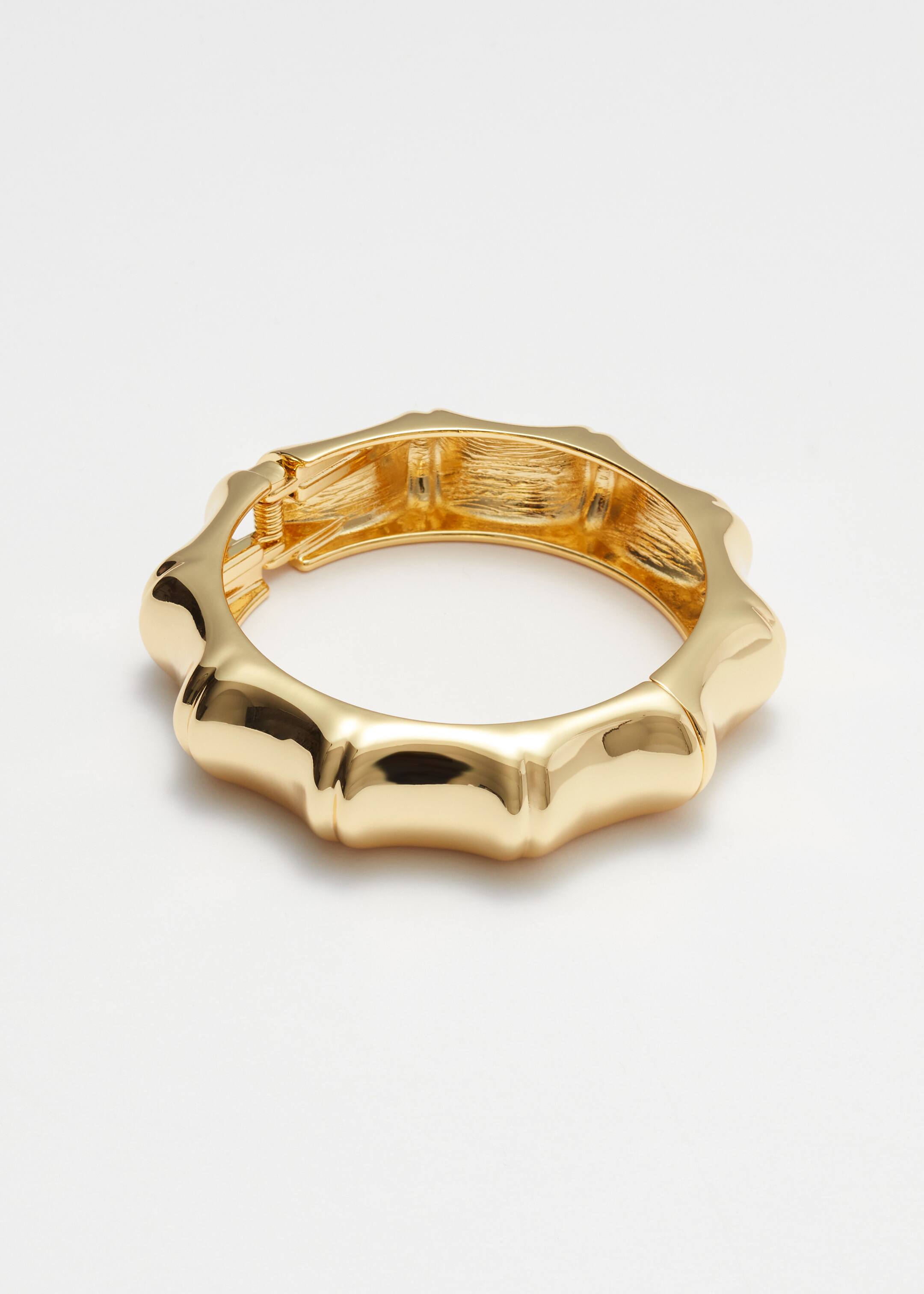 Größeres Bild anzeigen: Armreif in Bambus-Optik - Gold - Ladies | H&M AT 1