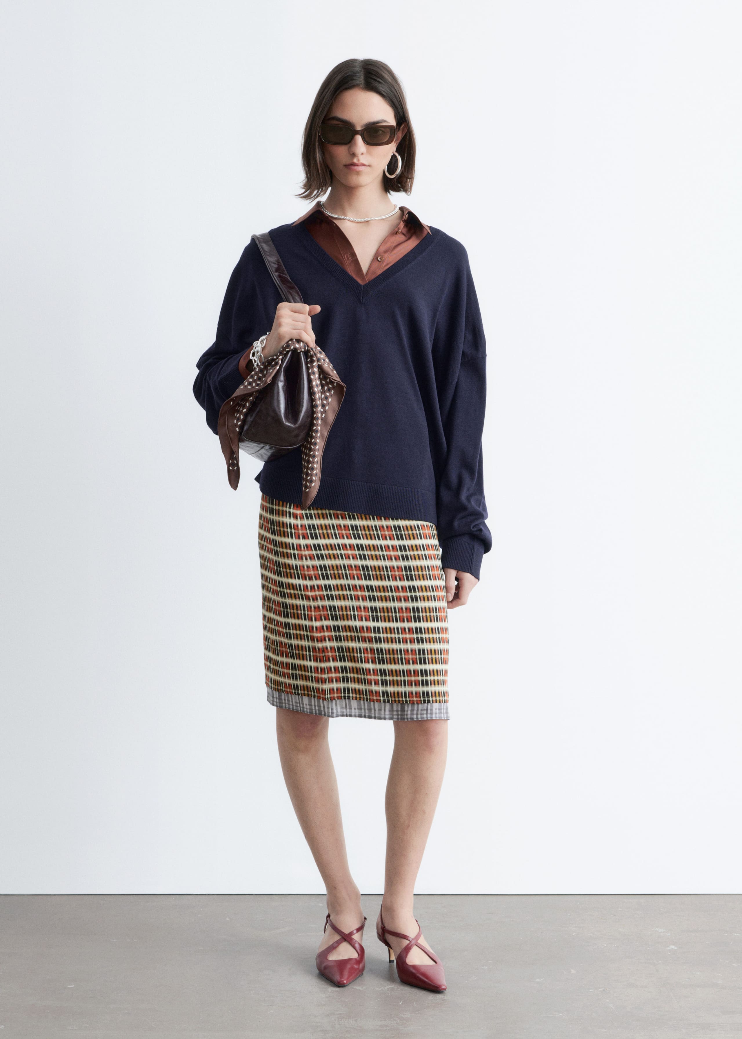 Image of V-Neck Wool Jumper