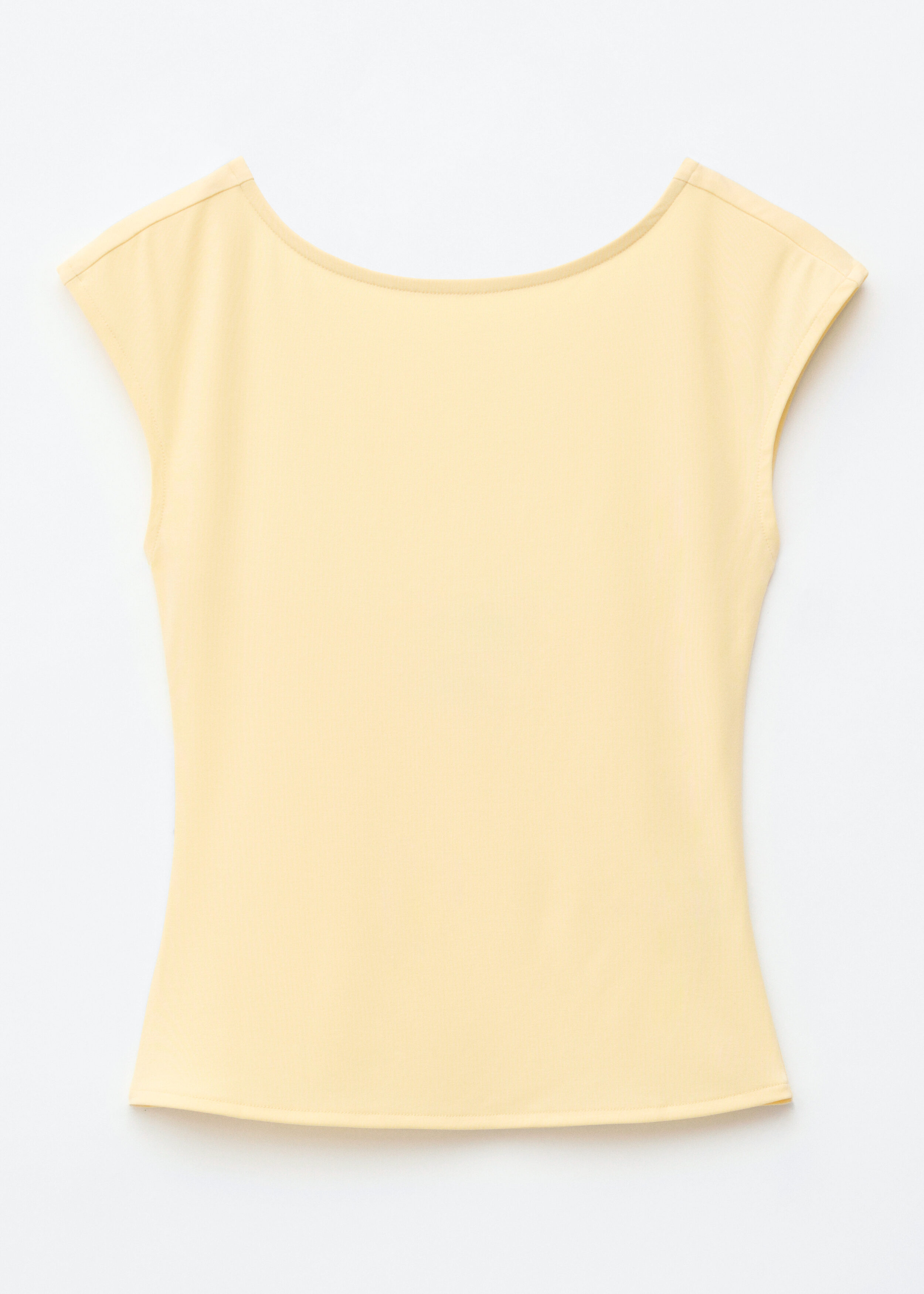 Fitted Open-Back T-Shirt