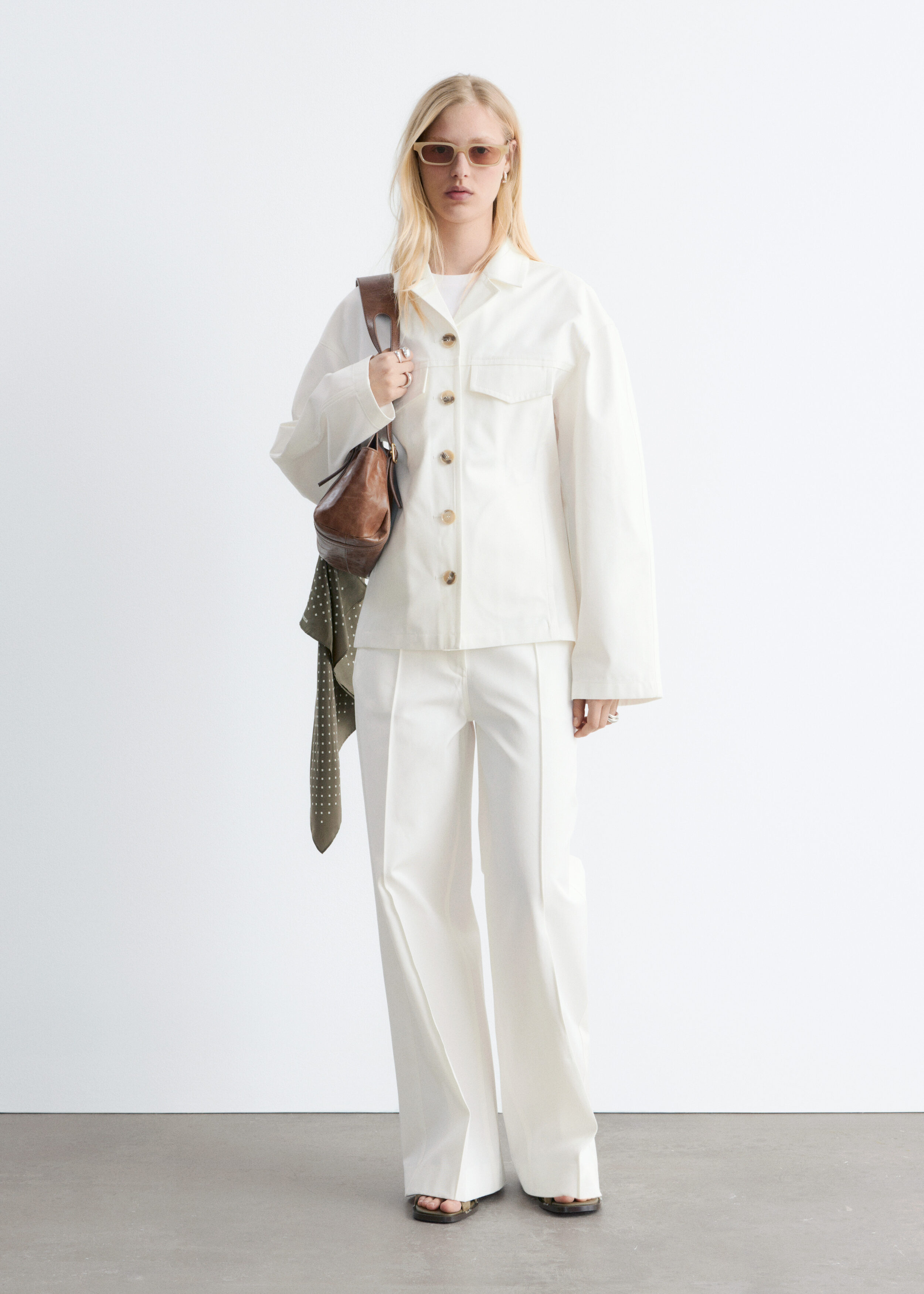 Cotton Twill Tailored Jacket