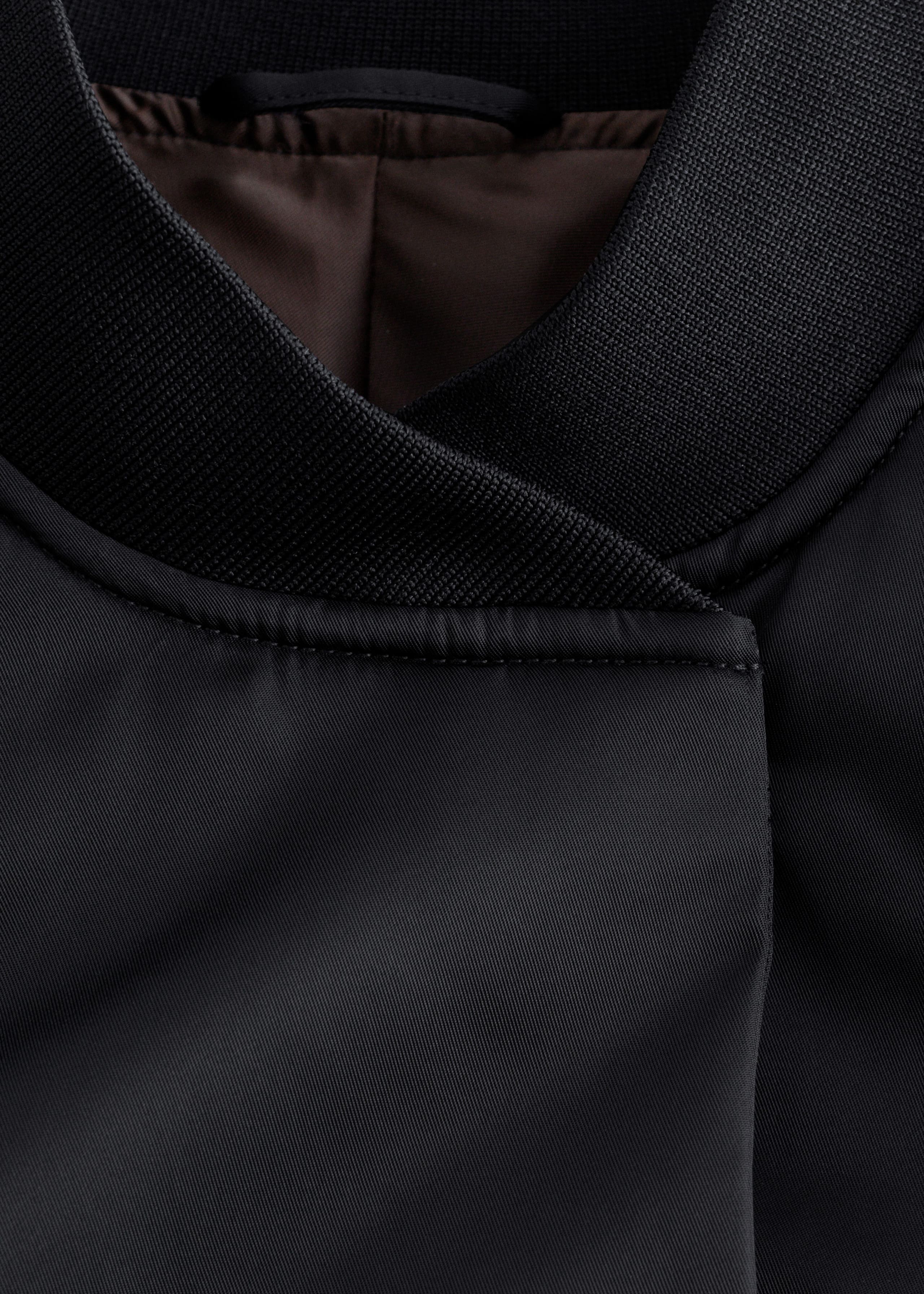 Image of Voluminous-Sleeve Bomber Jacket