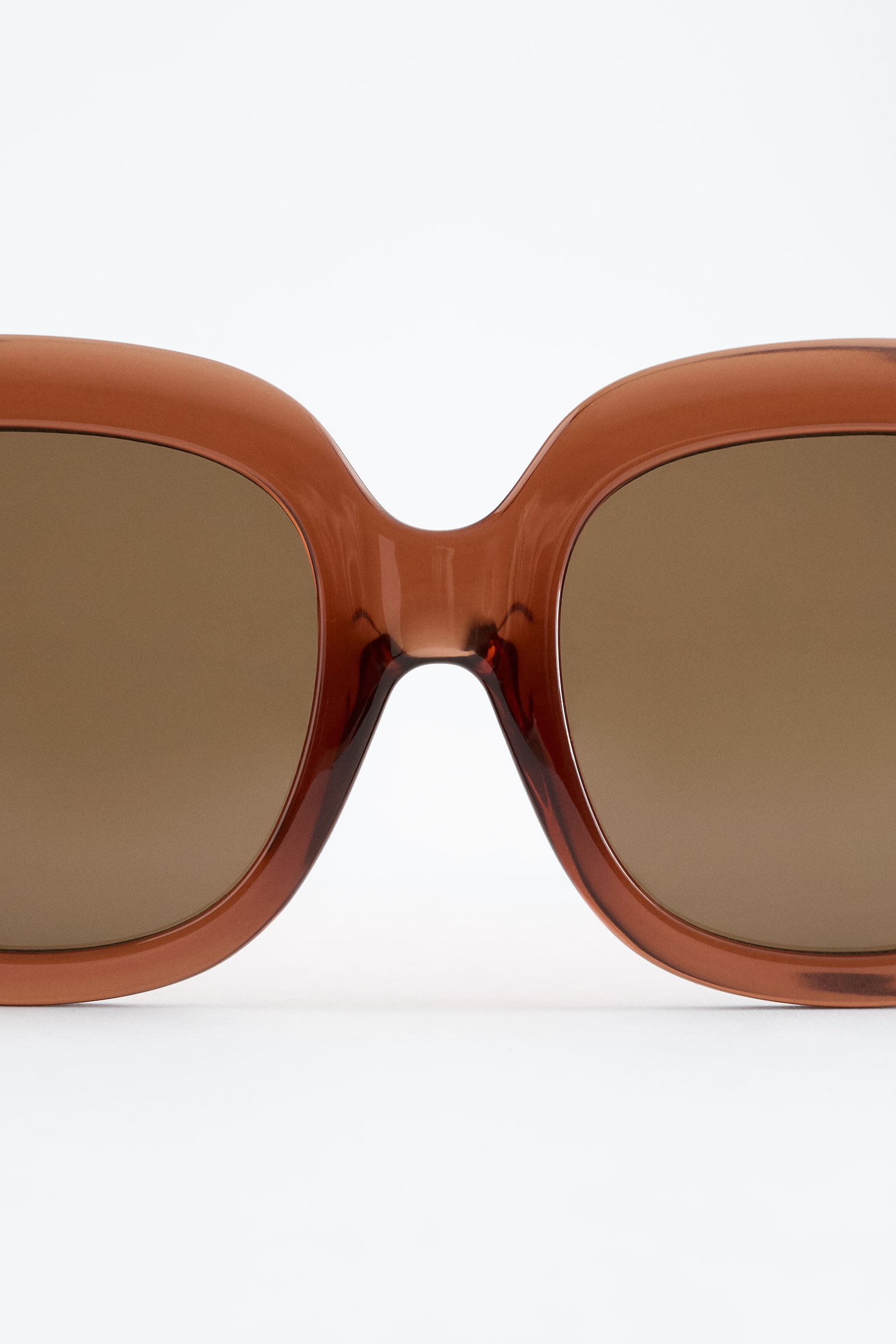 Oversized solbriller - Brun/Sort - 3