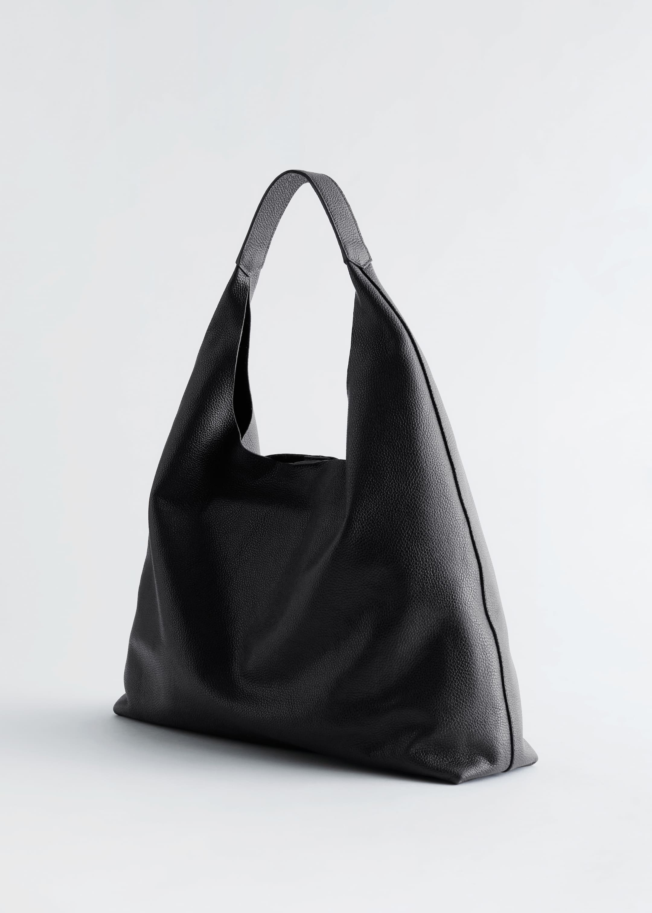 Grösseres Bild ansehen: Große Tragetasche aus Leder - Schwarz - DAMEN | H&M CH 3