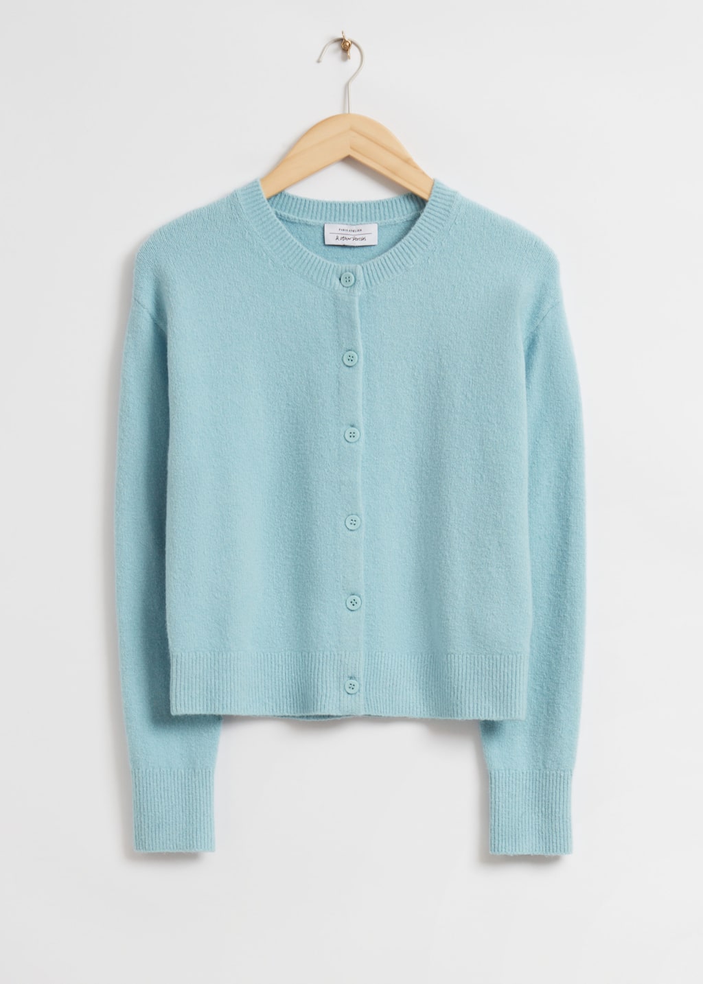 Button Up Knit Cardigan - Turquoise - Still Life