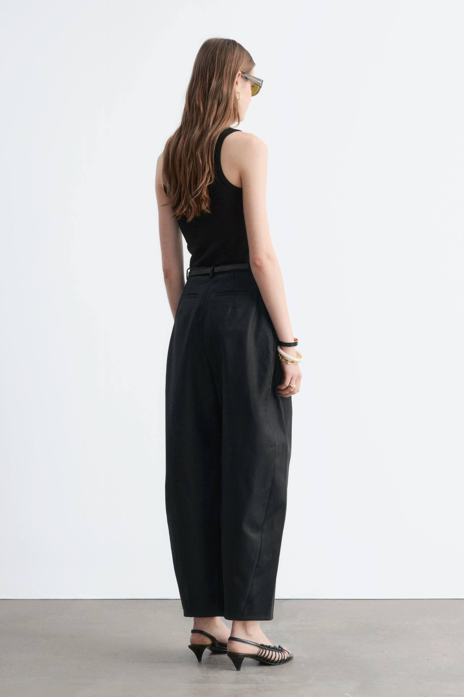 Figurbetontes Tanktop - Schwarz - 5