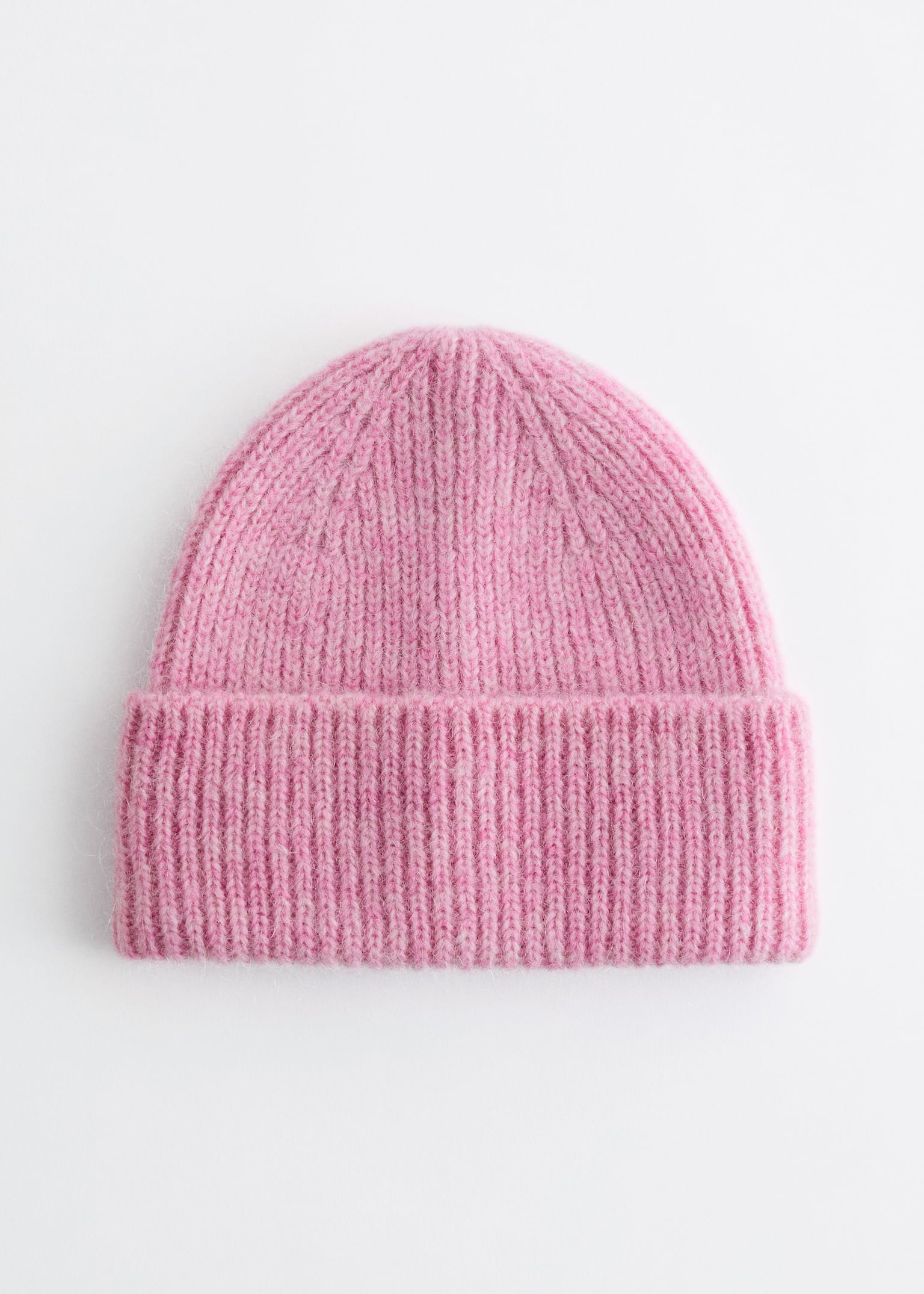 Gorro en mezcla de lana - Rosa/Dusty blue/Caoba/Beige