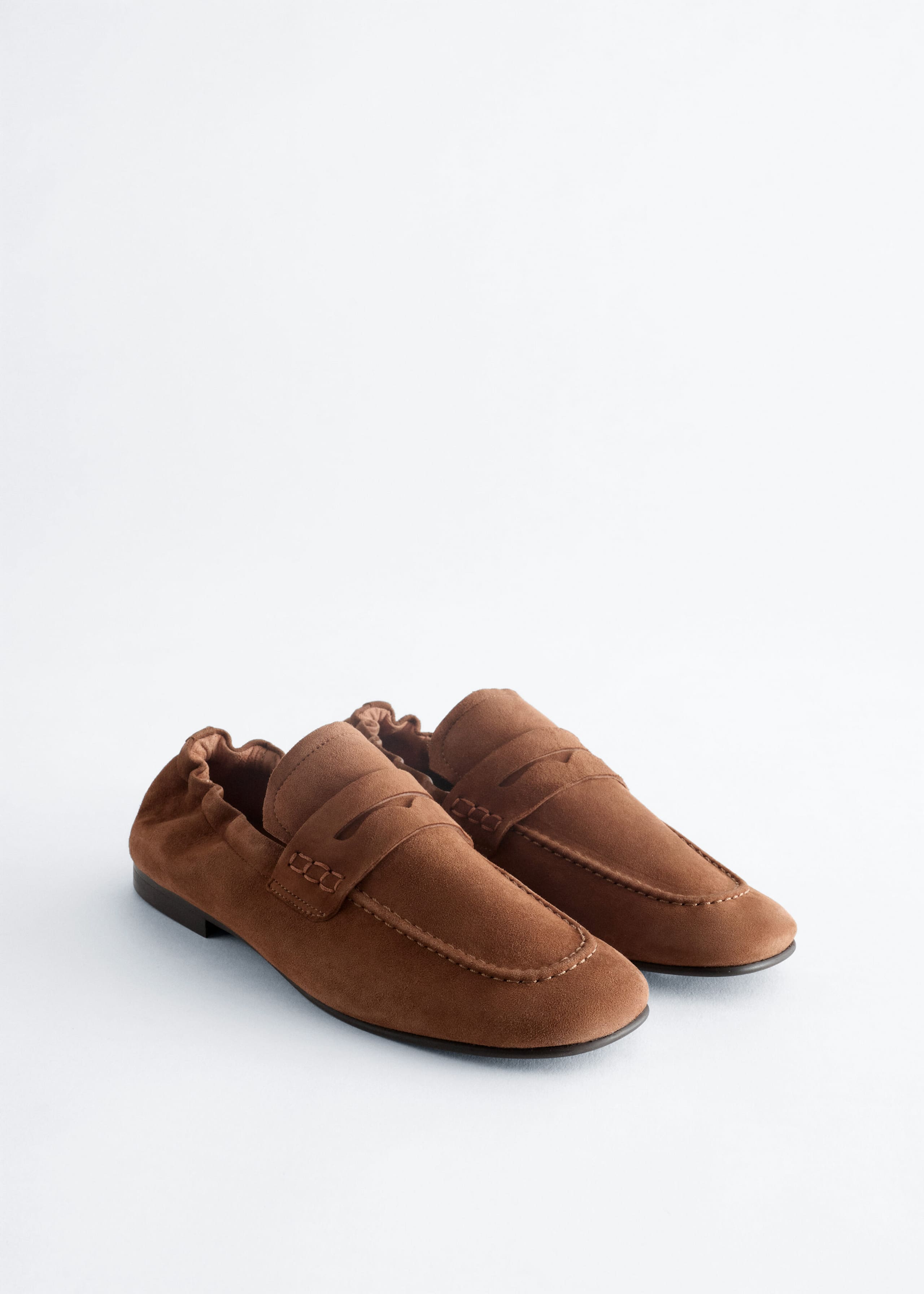 Ruched Loafers - Cognac - Still Life