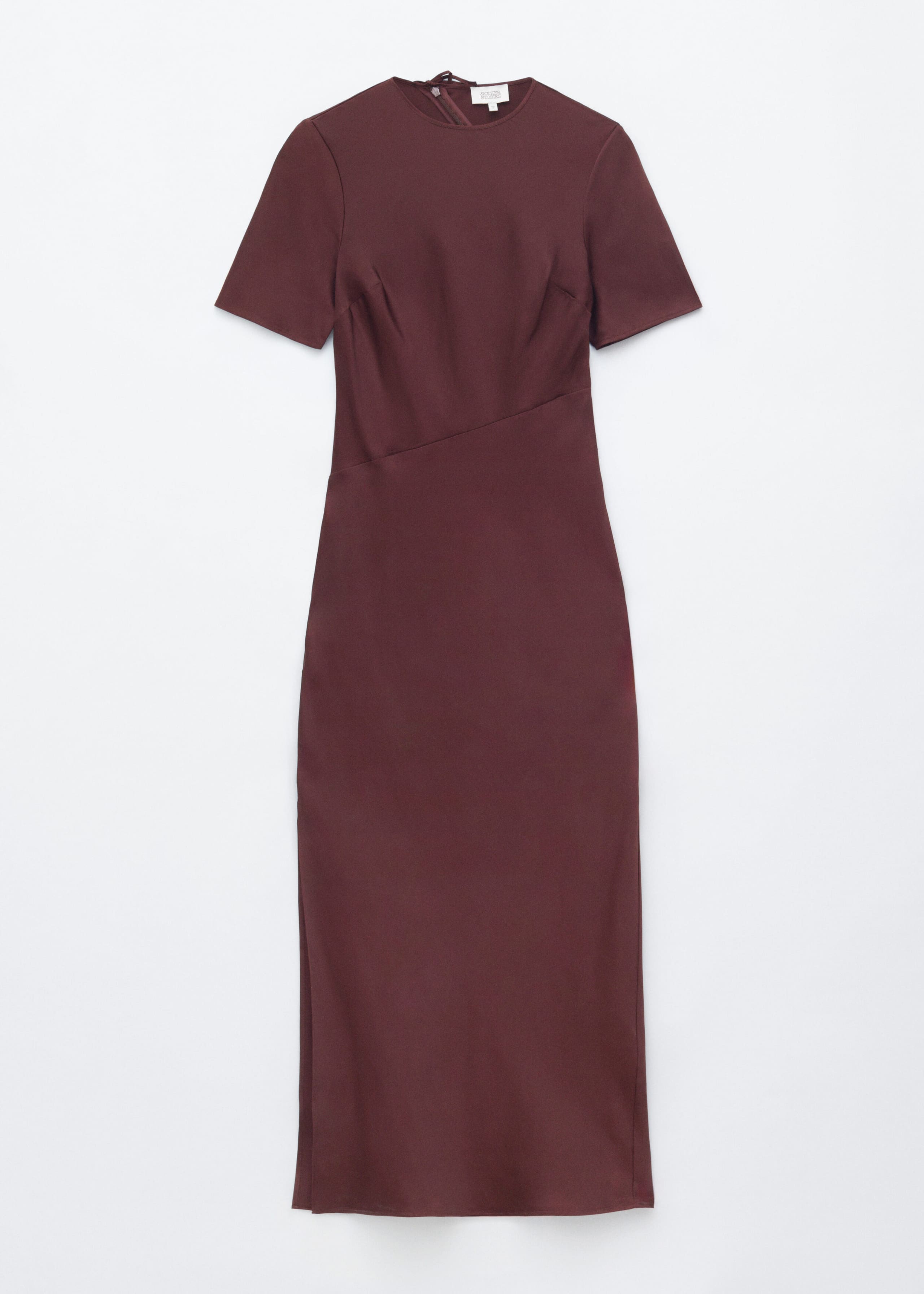 Viskose-Maxikleid mit Paisleymuster - Dunkelbraun - Stillleben