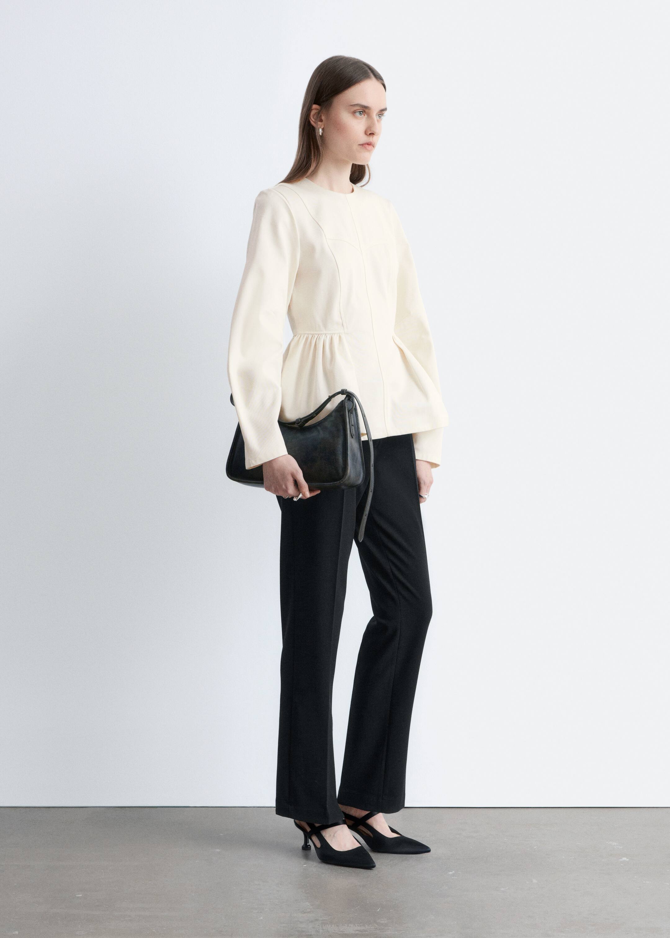 Größeres Bild anzeigen: Elegante Bügelfaltenhose - Schwarz - Ladies | H&M AT 1