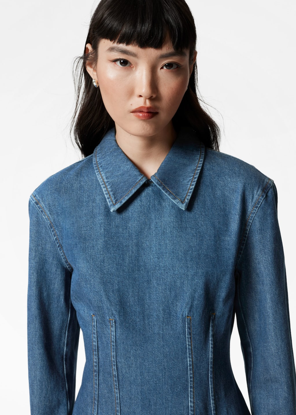 Image of Denim Mini Dress