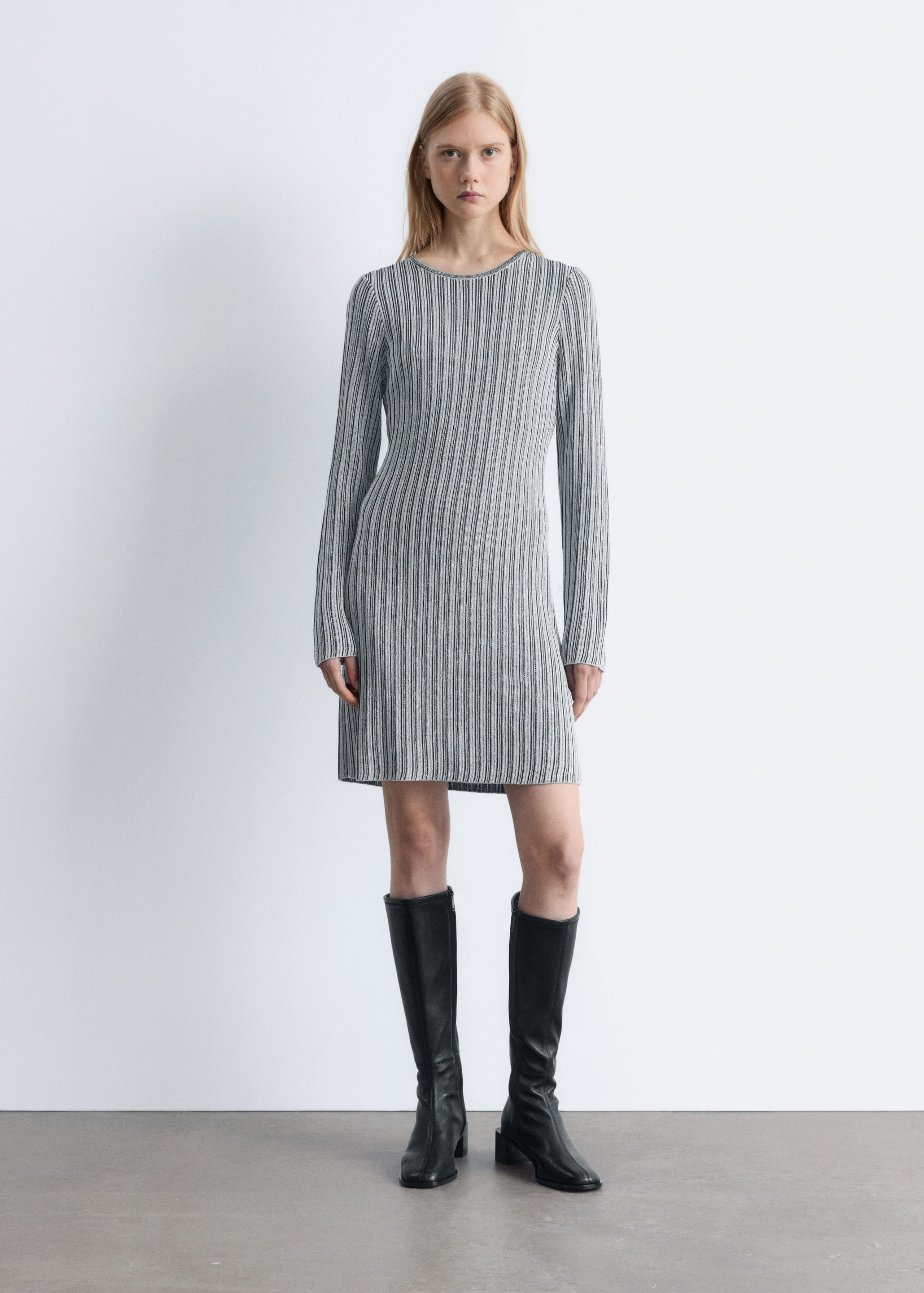 Image of Knee-High Nappa Sock Boots