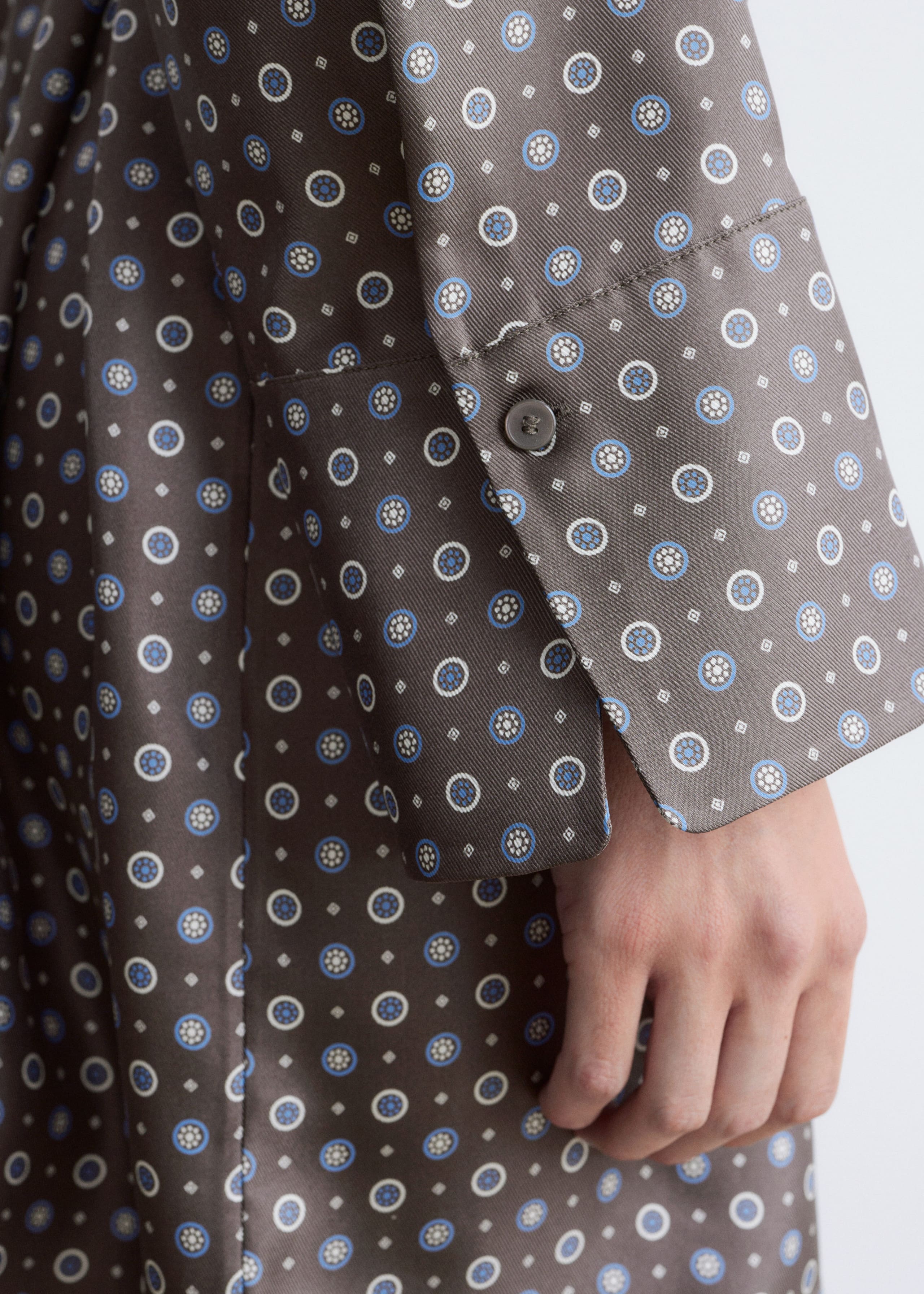 Image of Mini-Wickelkleid aus Seide