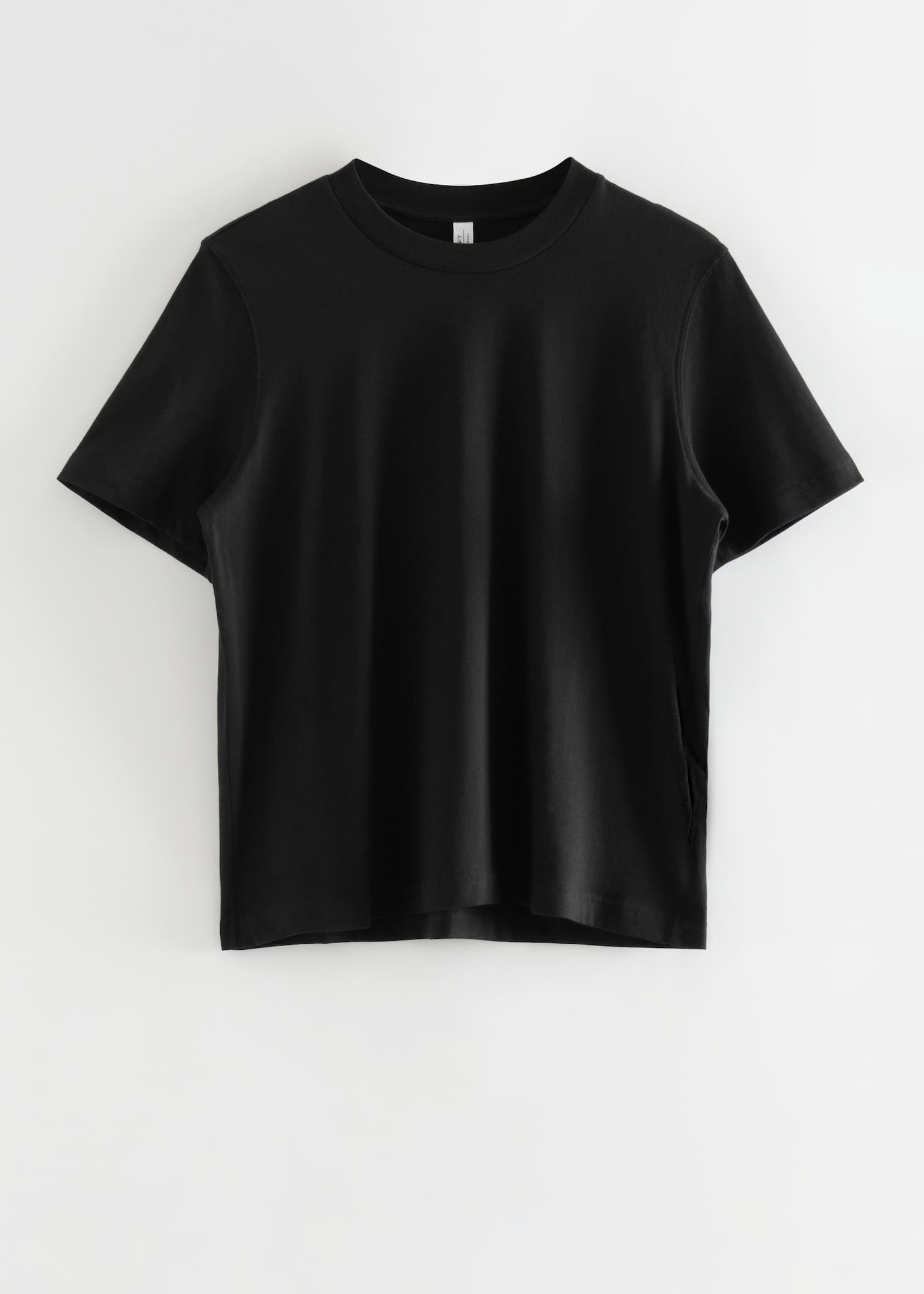 T-shirt met ronde hals - Zwart/Wit/Donkergrijs gemêleerd/Taupe/Rood/Lichtgroen/Donkerbruin/Vaalblauw - 2