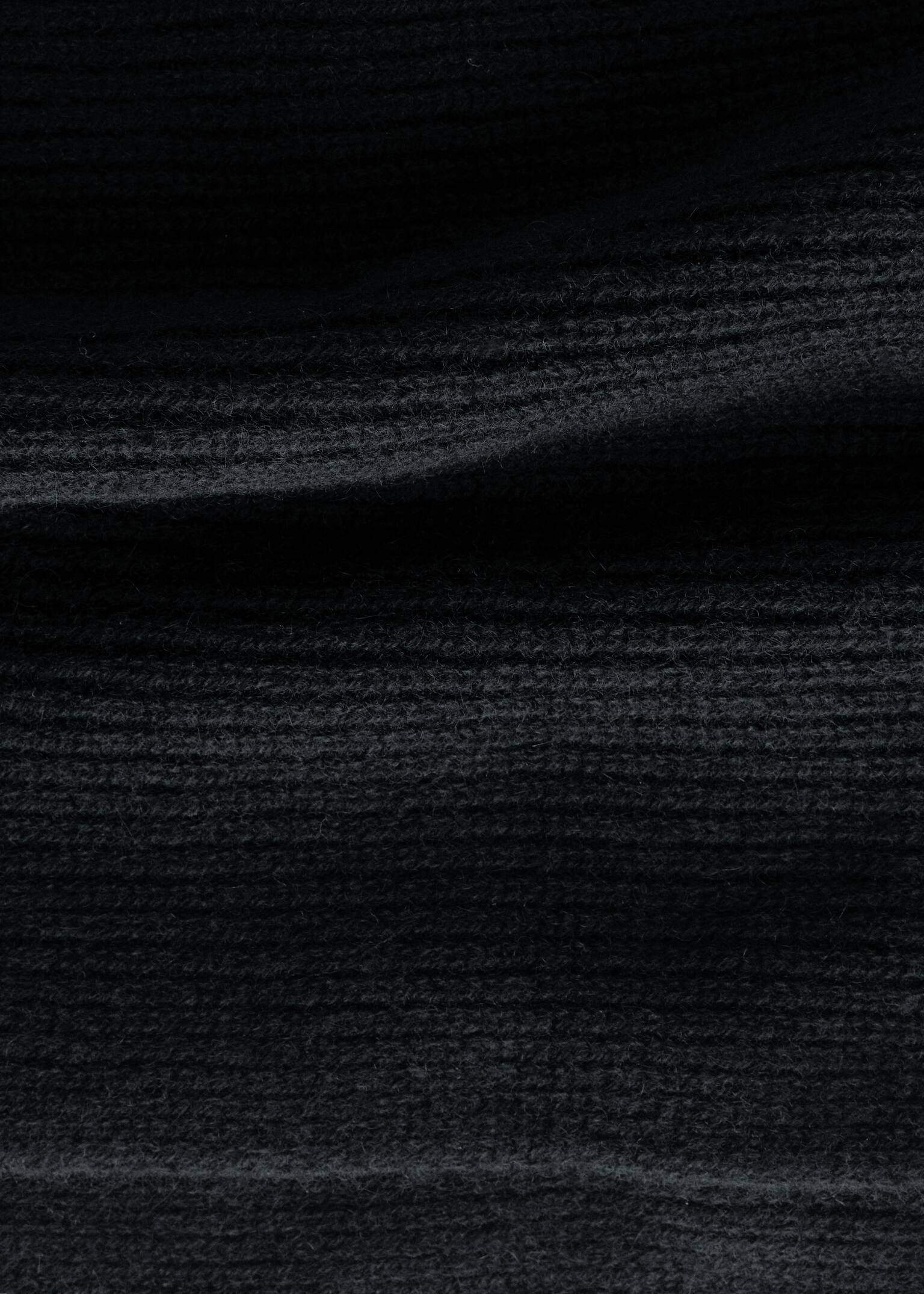 Cashmere Knit Scarf - Schwarz/Graubraun/Altrosa/Grün/Navyblau/Cremefarben - 3