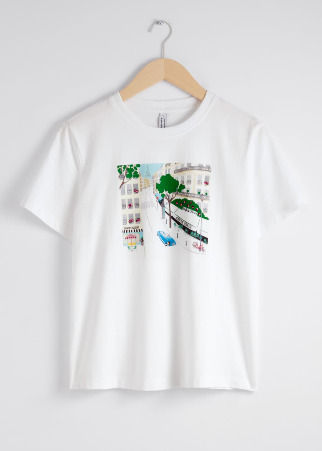 Camiseta estampada - Estampado de París - Bodegón