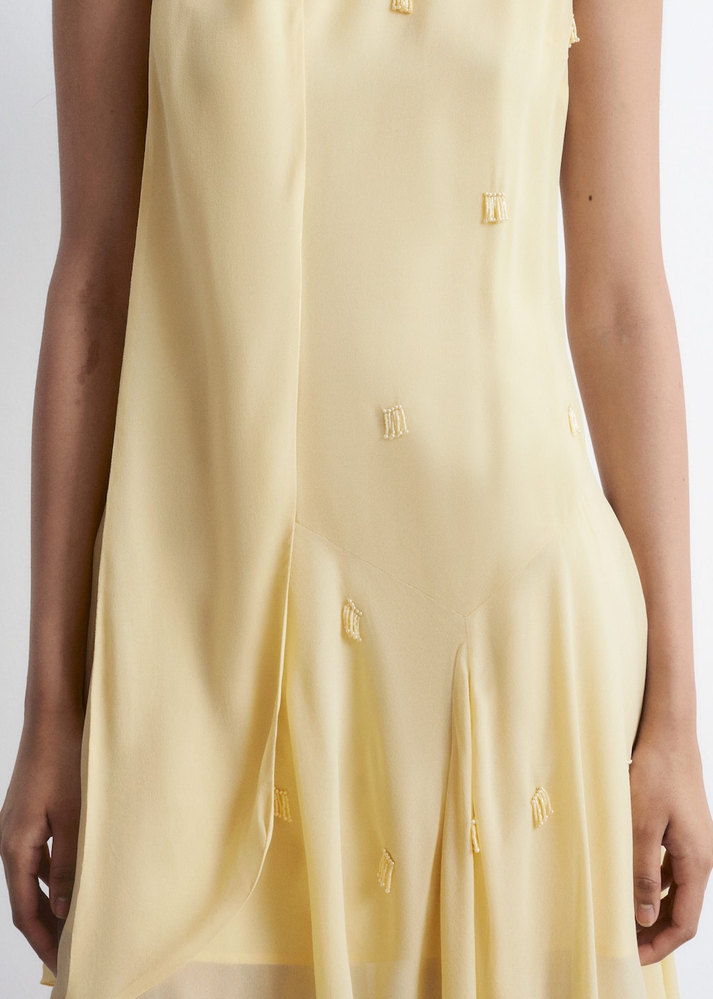 Image of Robe courte asymétrique