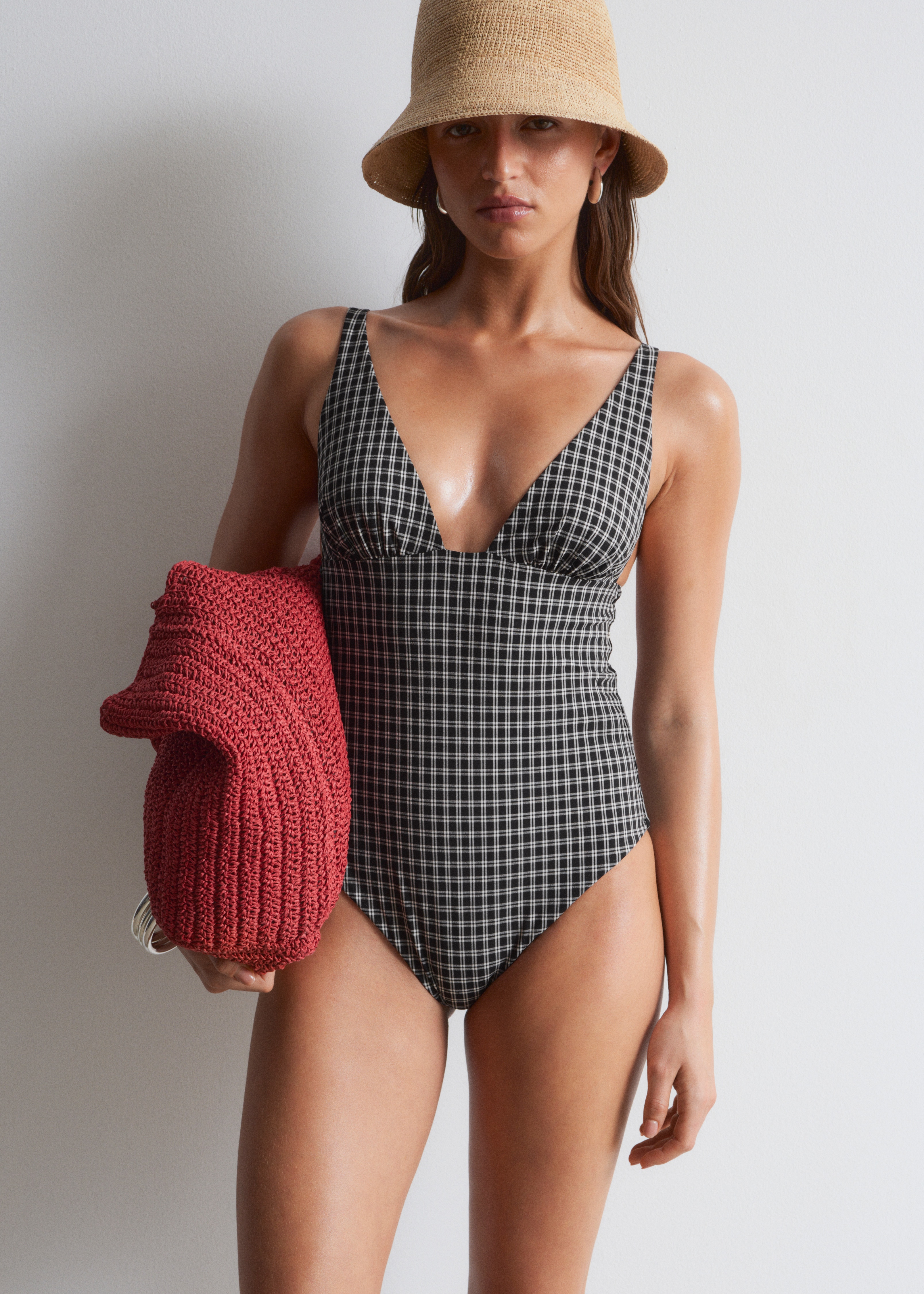 V-Neck Swimsuit