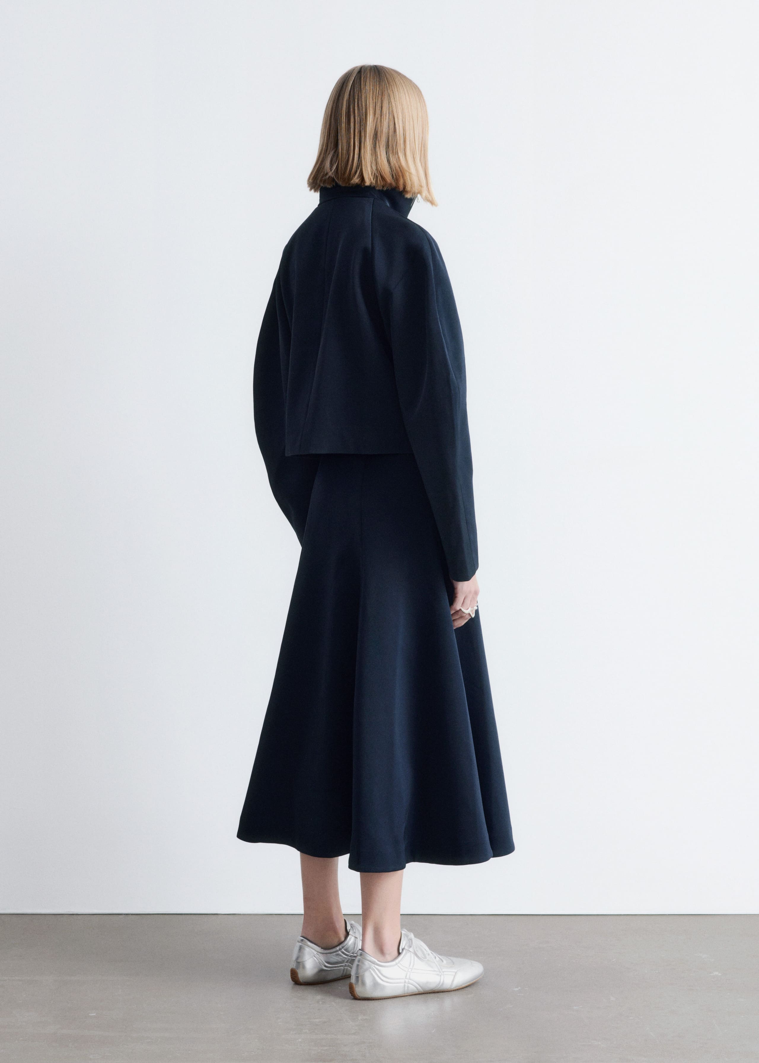 Image of Sculptural-Sleeve Jacket