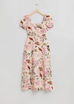 Cream Floral Print