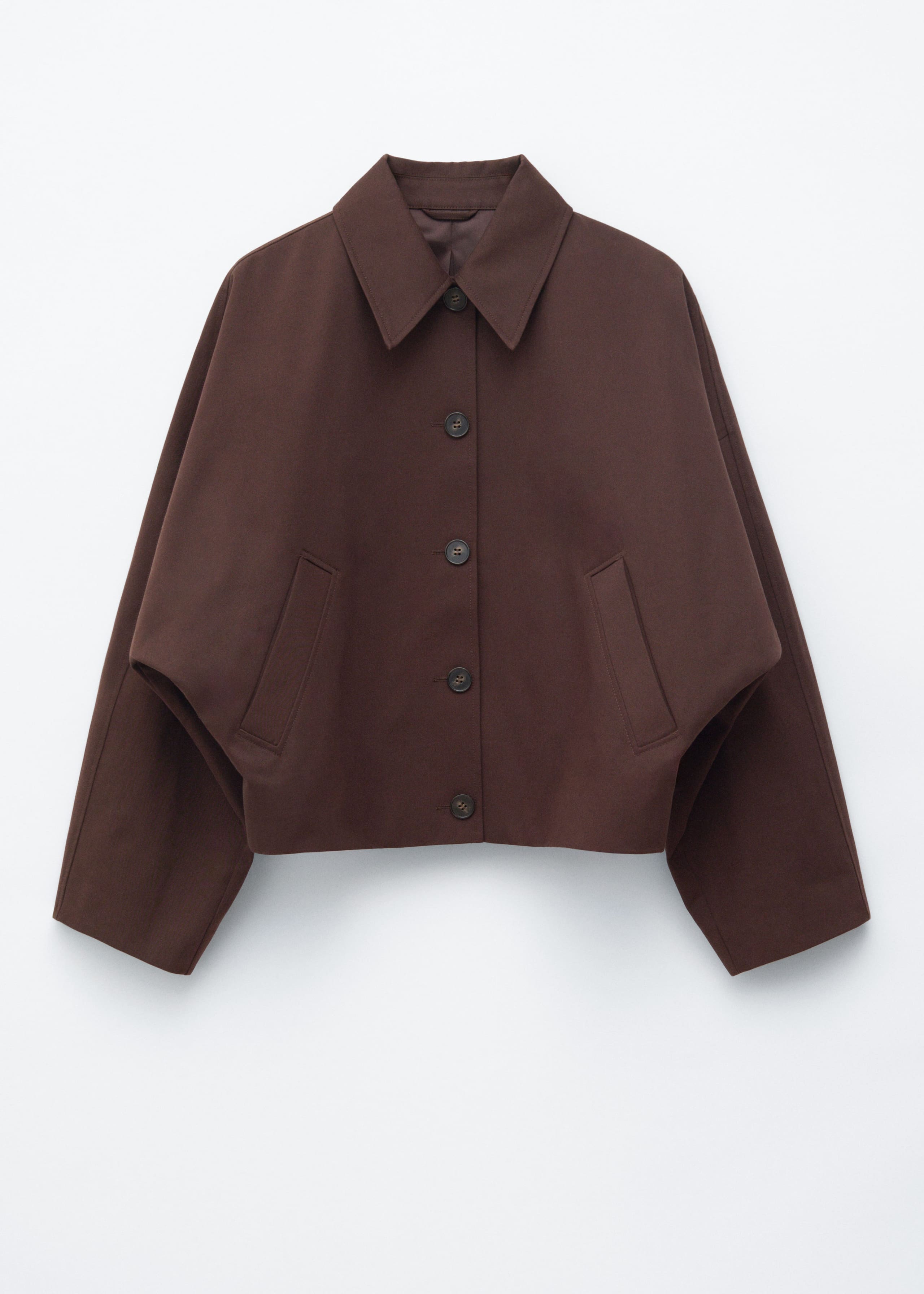 Boxy Cotton Jacket - Beige - Still Life