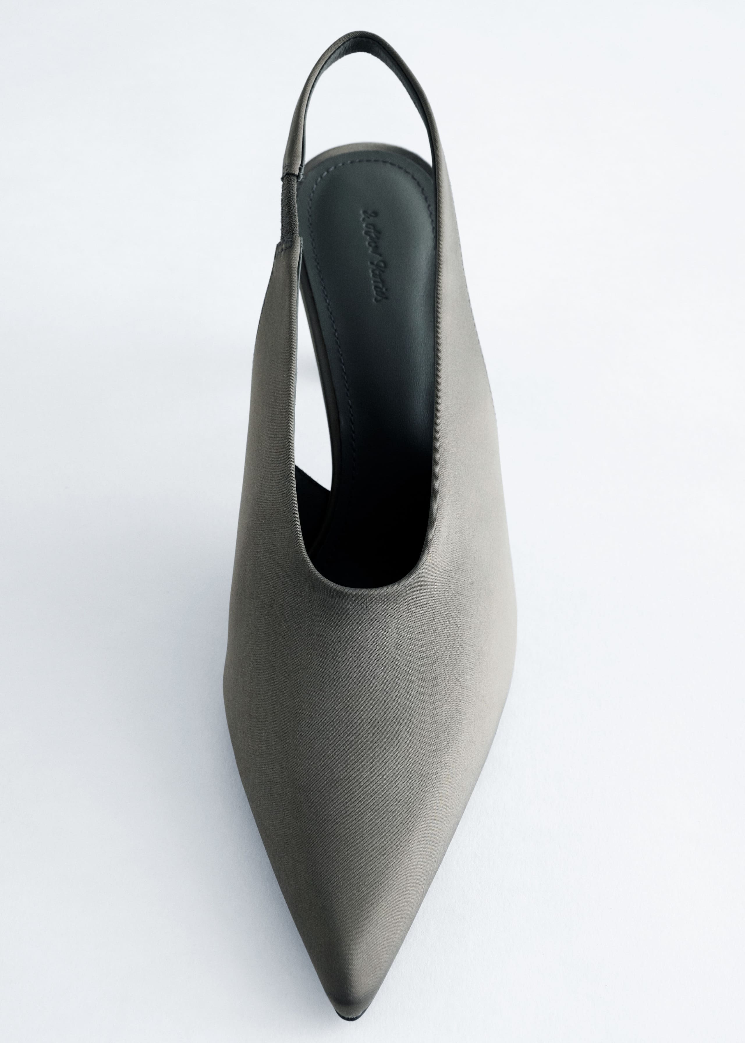Image of Satin Slingback Pumps