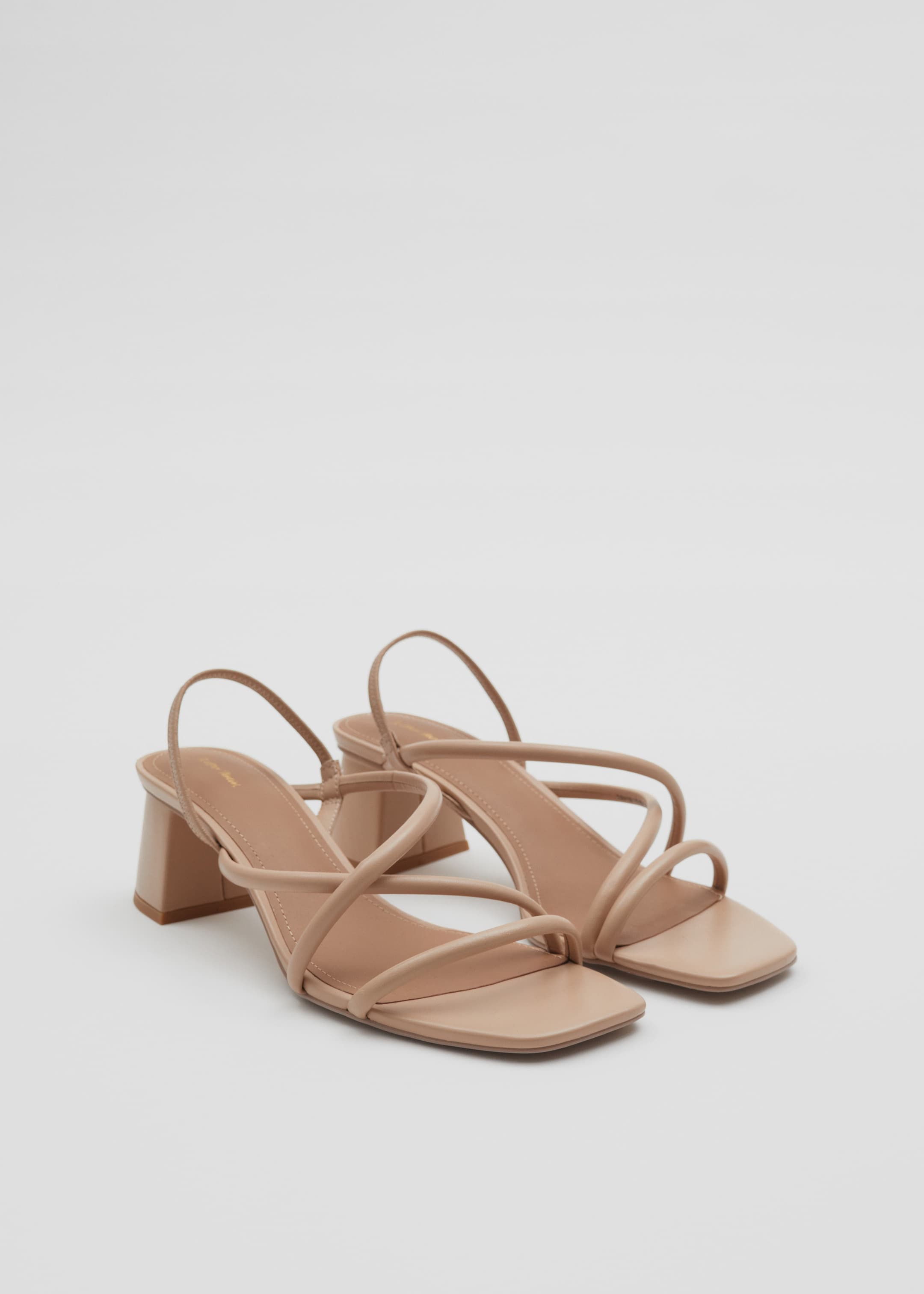 Visualizza immagine più grande: Sandali con fasce e tacco a blocco - Beige - DONNA | H&M IT 4