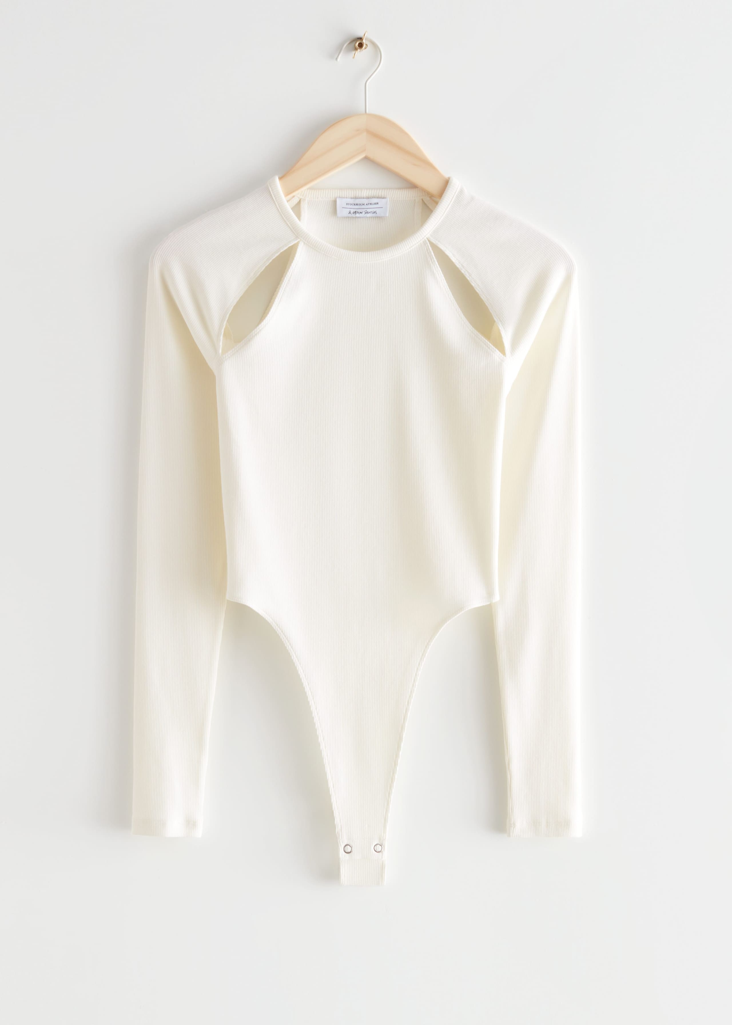 High Cut Bodysuit - White - Still Life