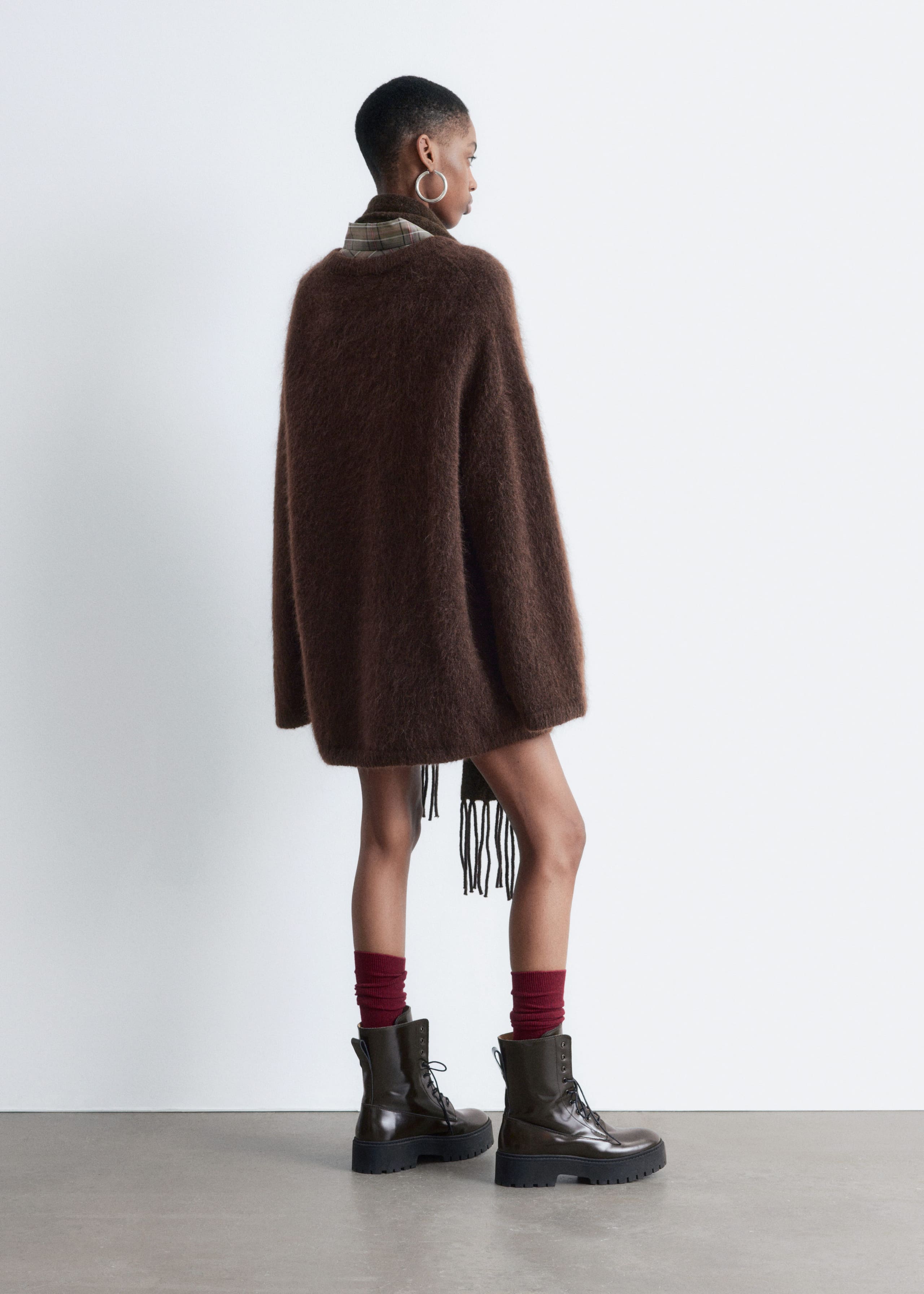 Image of Oversized Mohair-Blend Sweater
