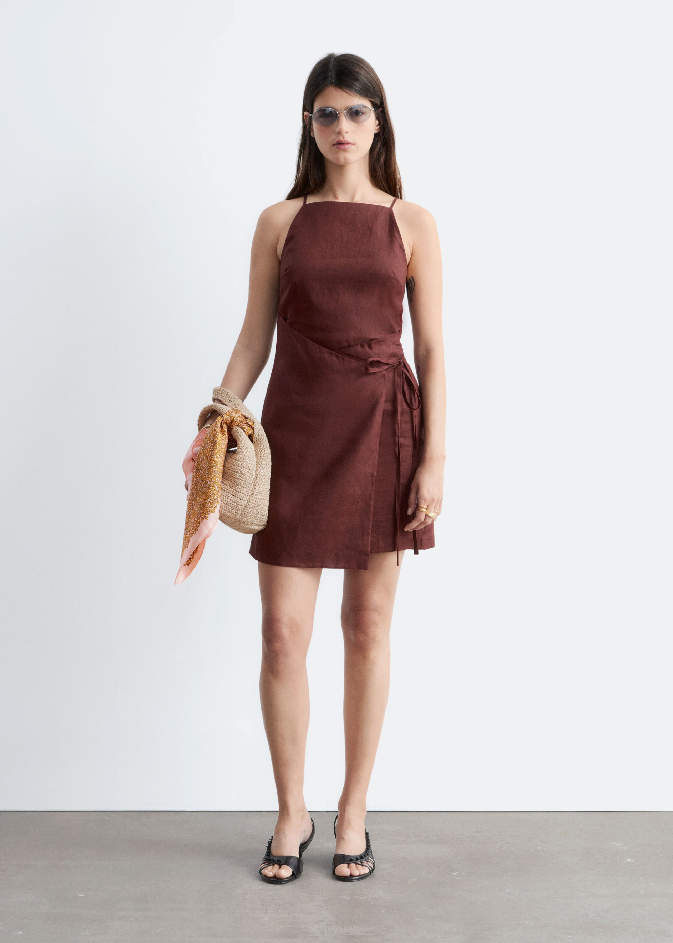 Image of Linen Mini Dress