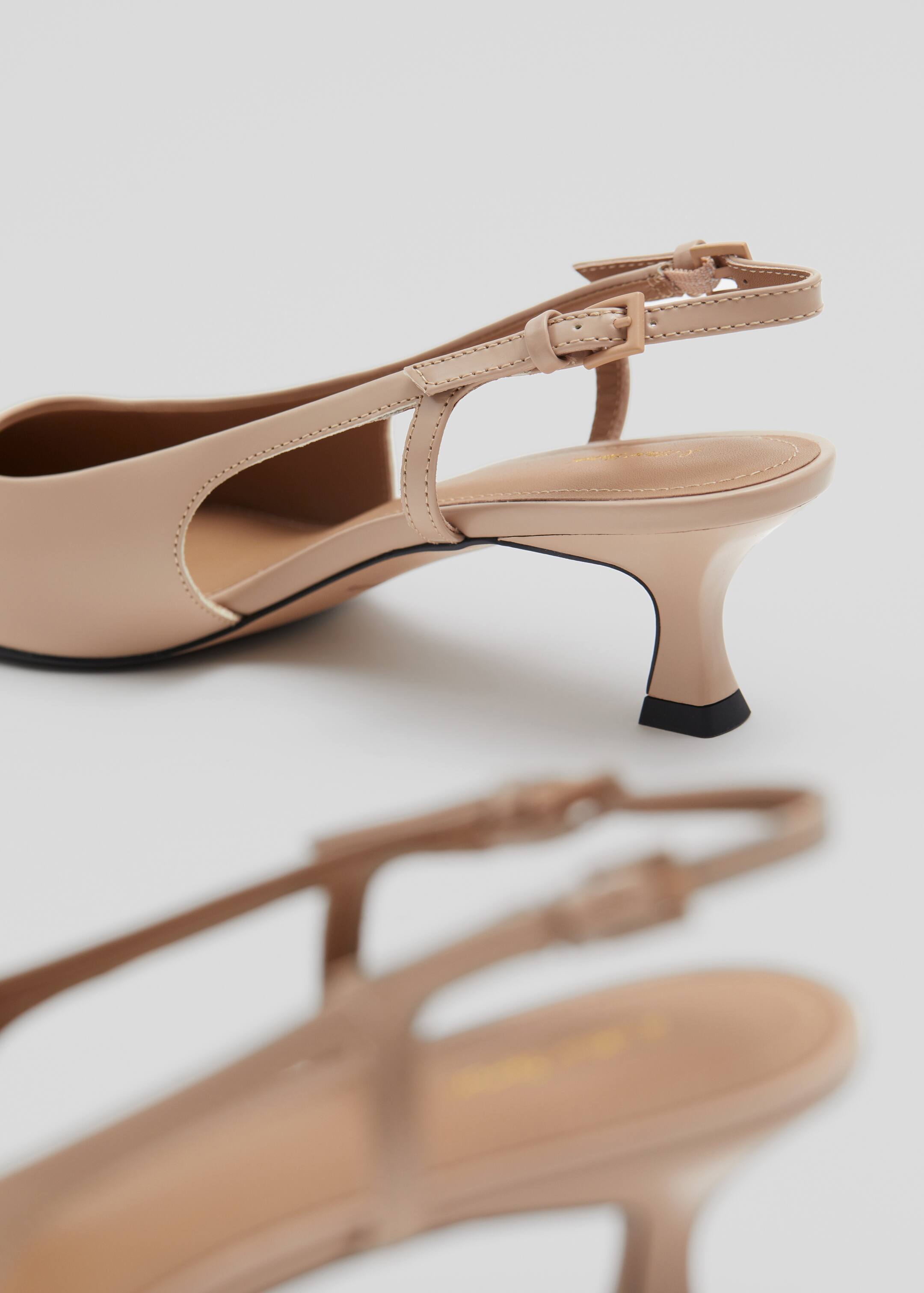 Ingrandisci l'immagine: Slingback Leather Pumps - Ecru - DONNA | H&M CH 4