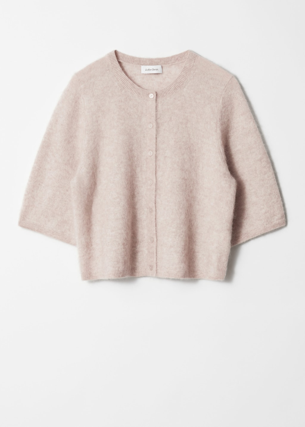 Image of Cardigan i mohairblandning