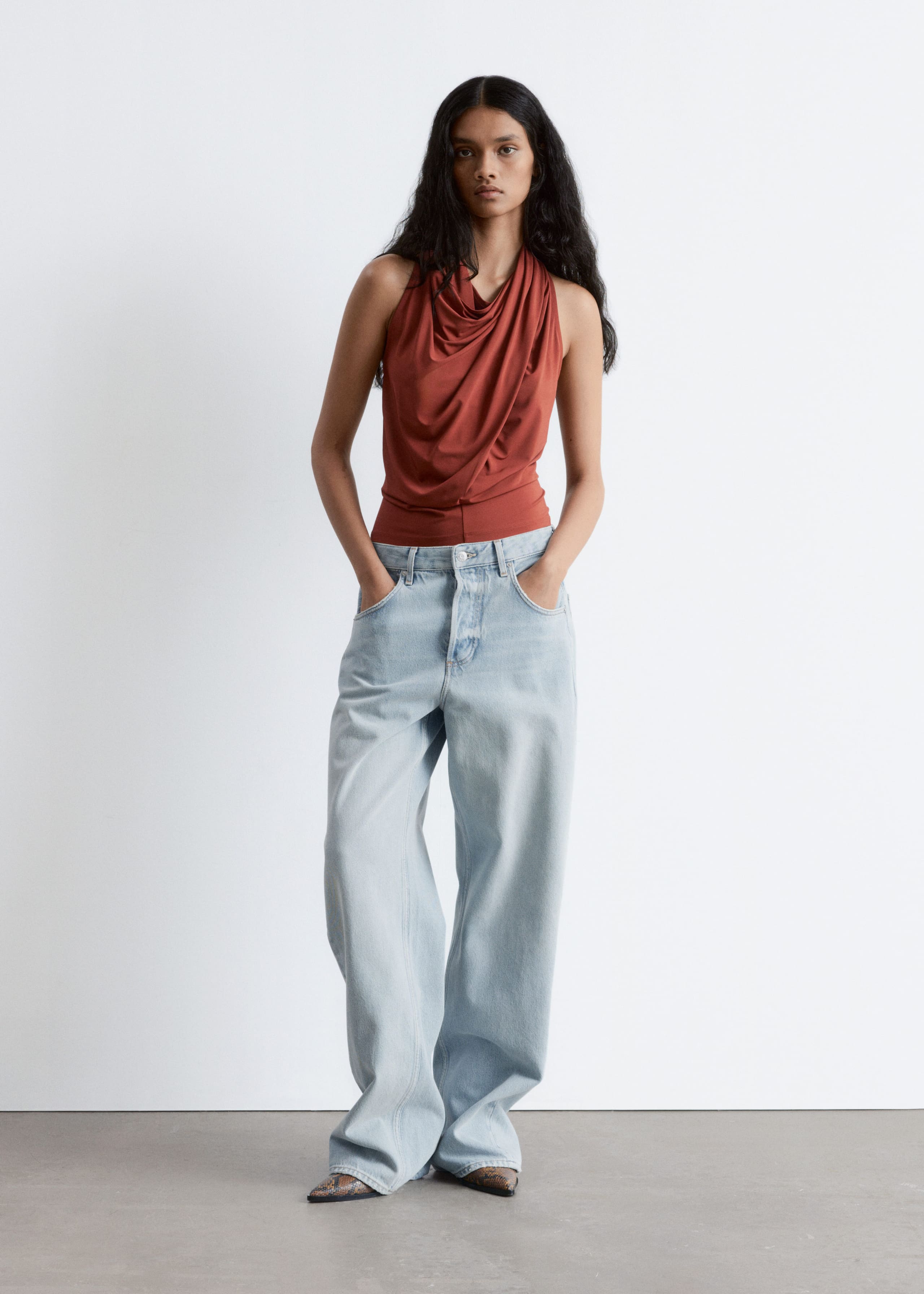 Image of Draped Top