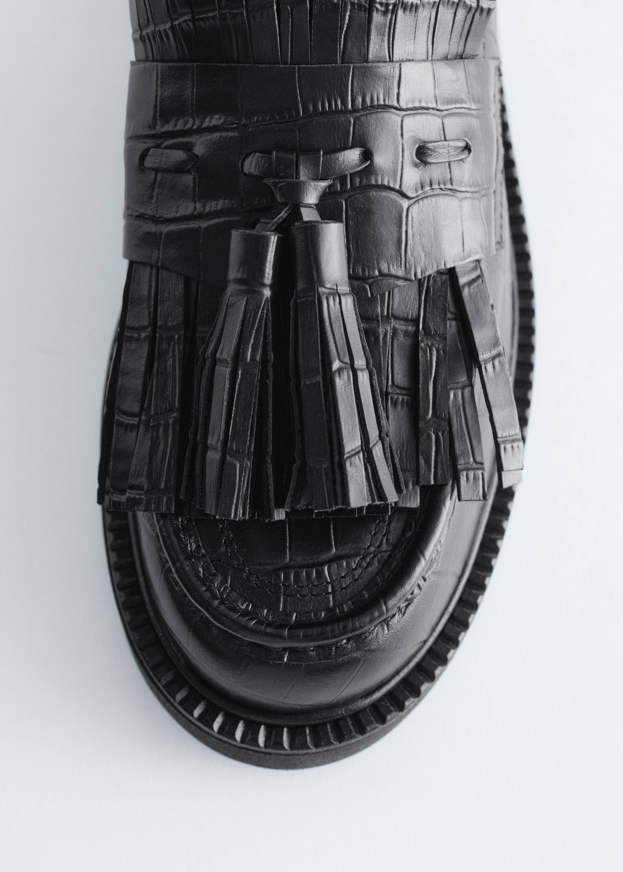Agrandir l'image: Mocassins en cuir épais - Noir - FEMME | H&M CH 2