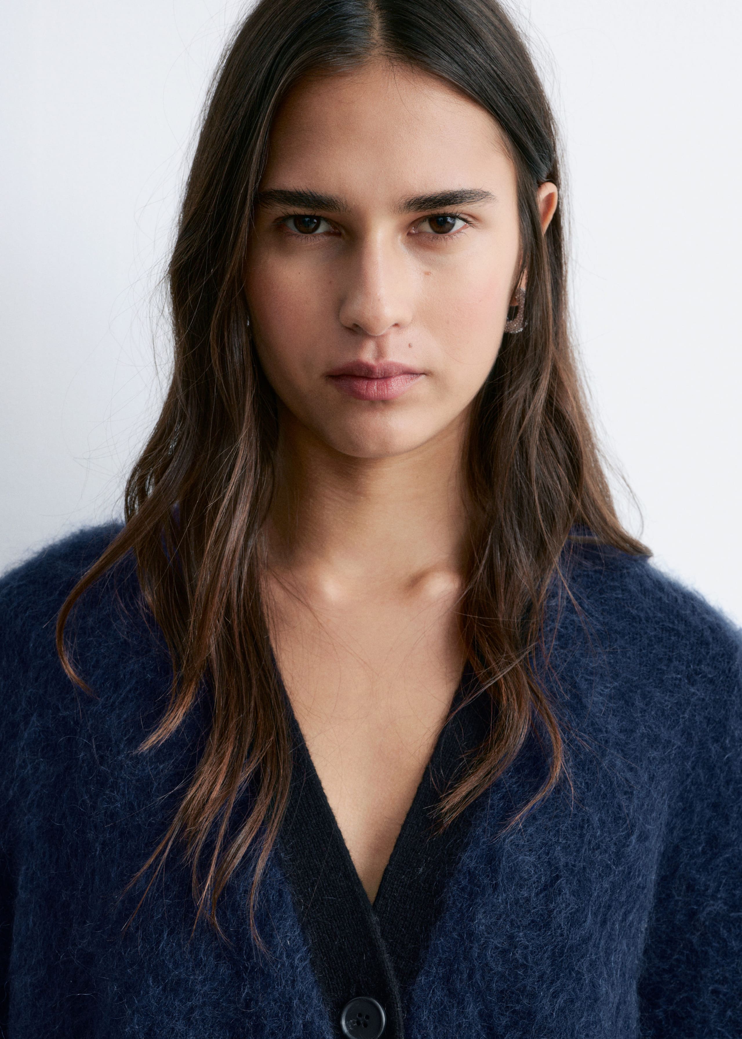 Image of Oversized Mohair-Blend Cardigan