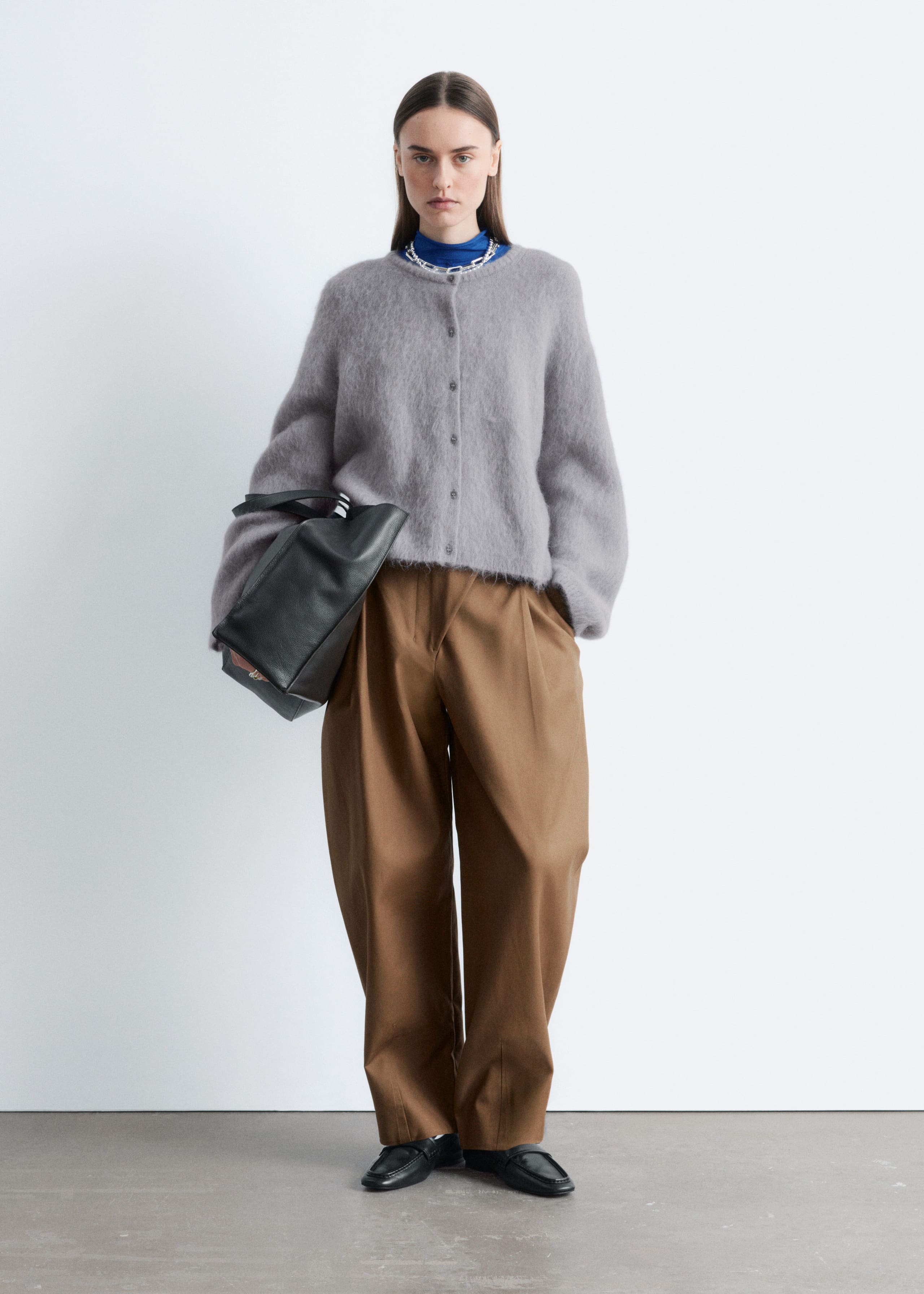 Image of Brushed Mohair-Blend Cardigan