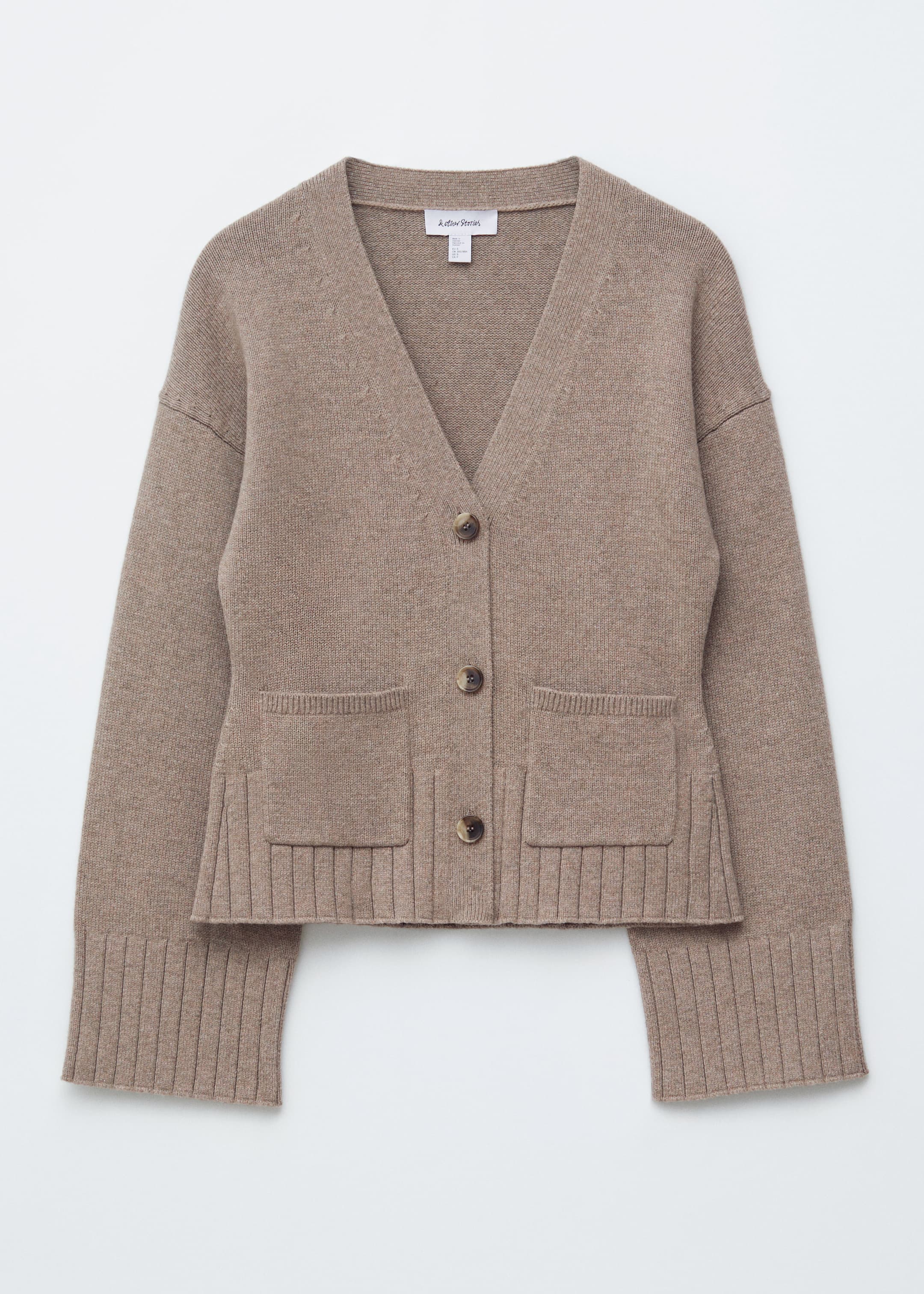 Ver imagem maior: Cardigan de malha afunilado - Toupeira - SENHORA | H&M PT 6