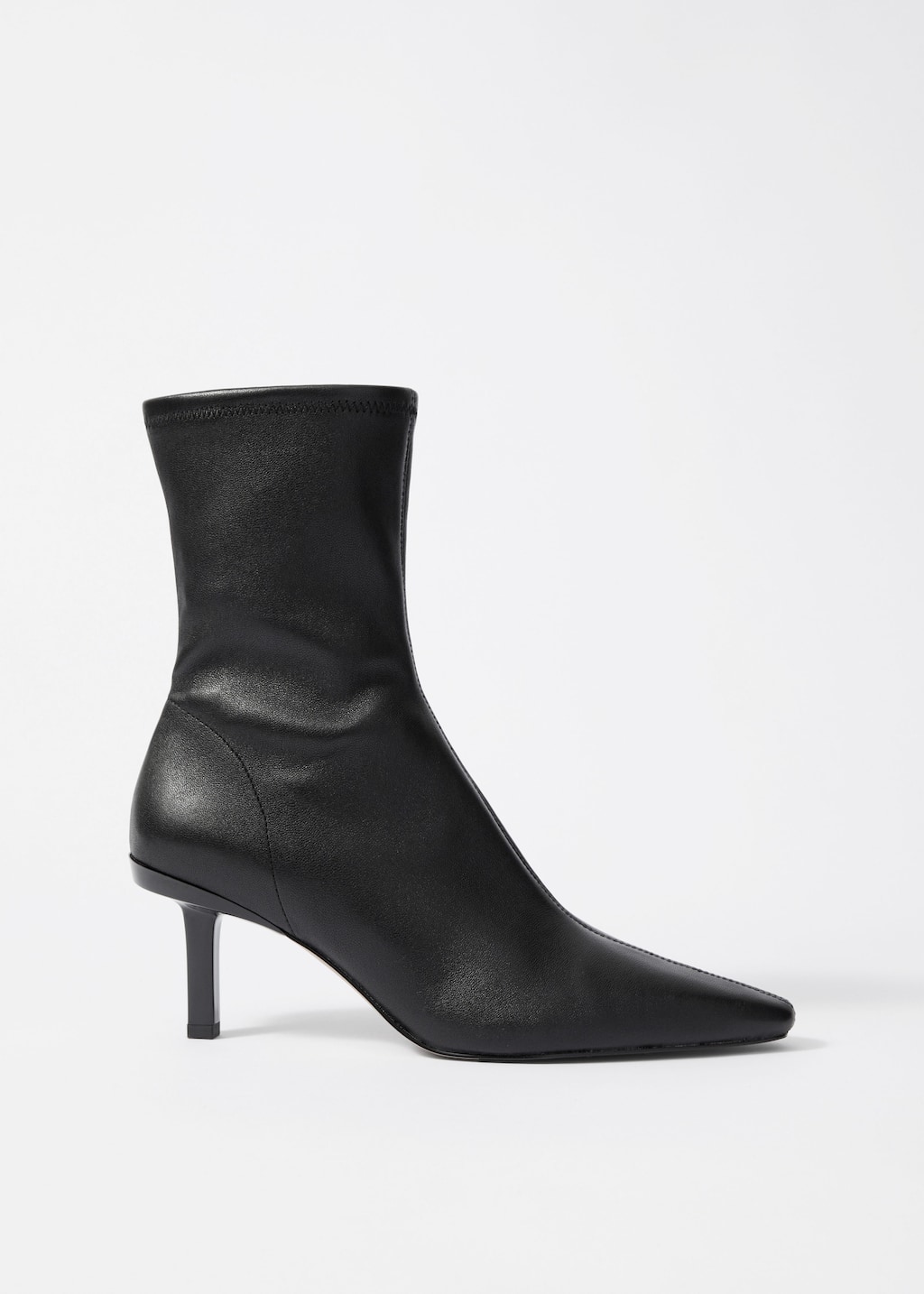 Image of Botines de piel elástica