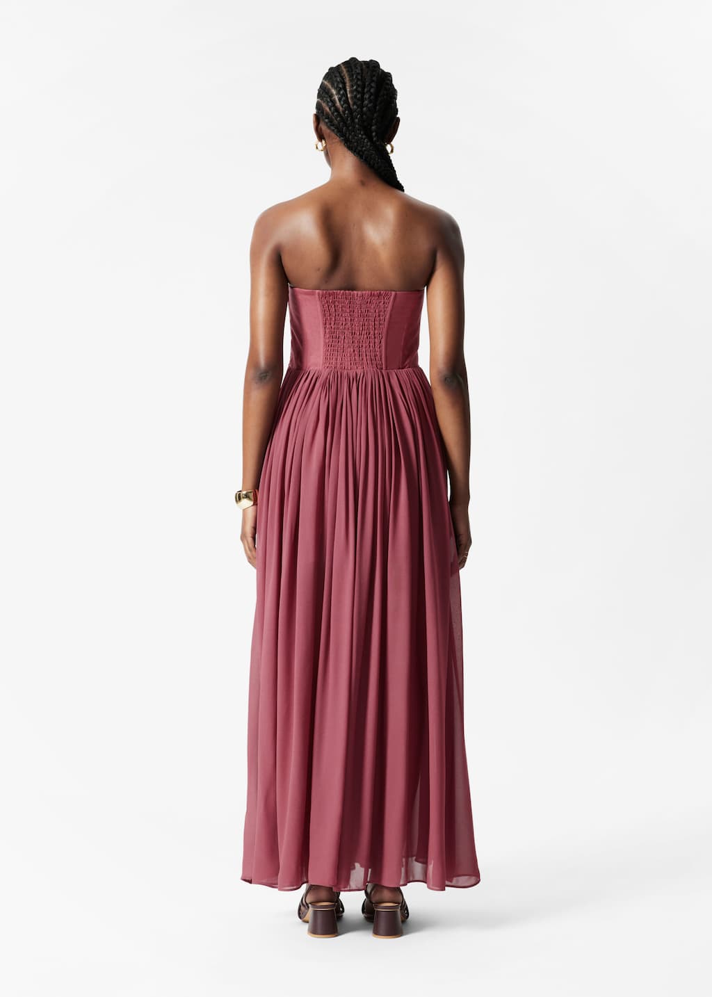 Image of Sheer Corset Maxi Dress