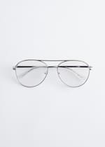 Zilver/helder glas