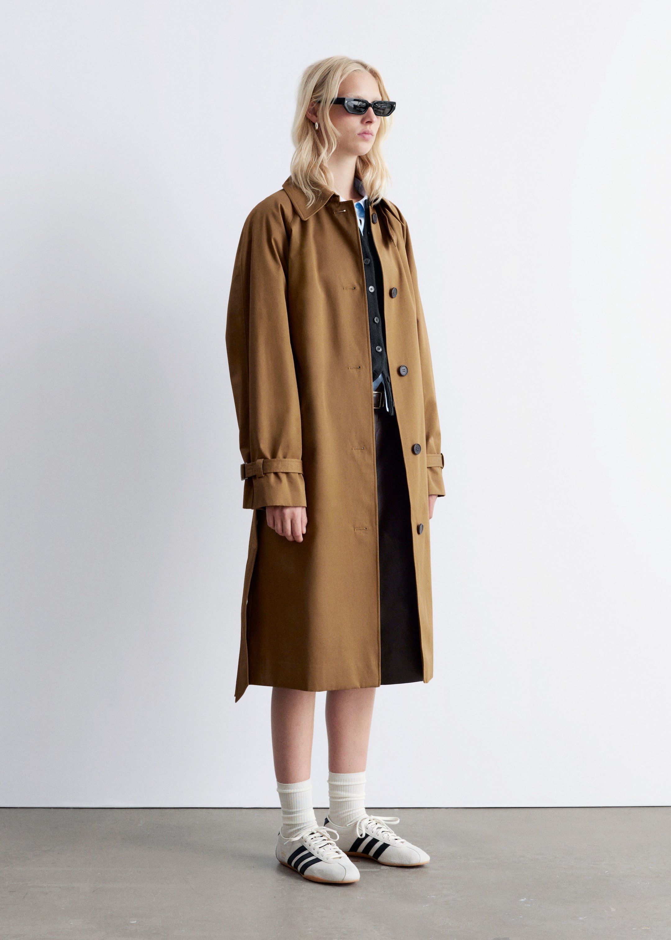 Zobrazit větší obrázek: Belted Car Coat - Medium Brown - ŽENY | H&M CZ 5