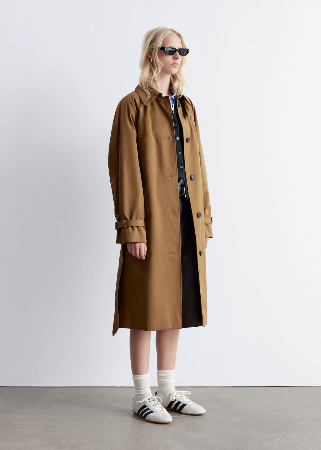 Image of Belted Car Coat