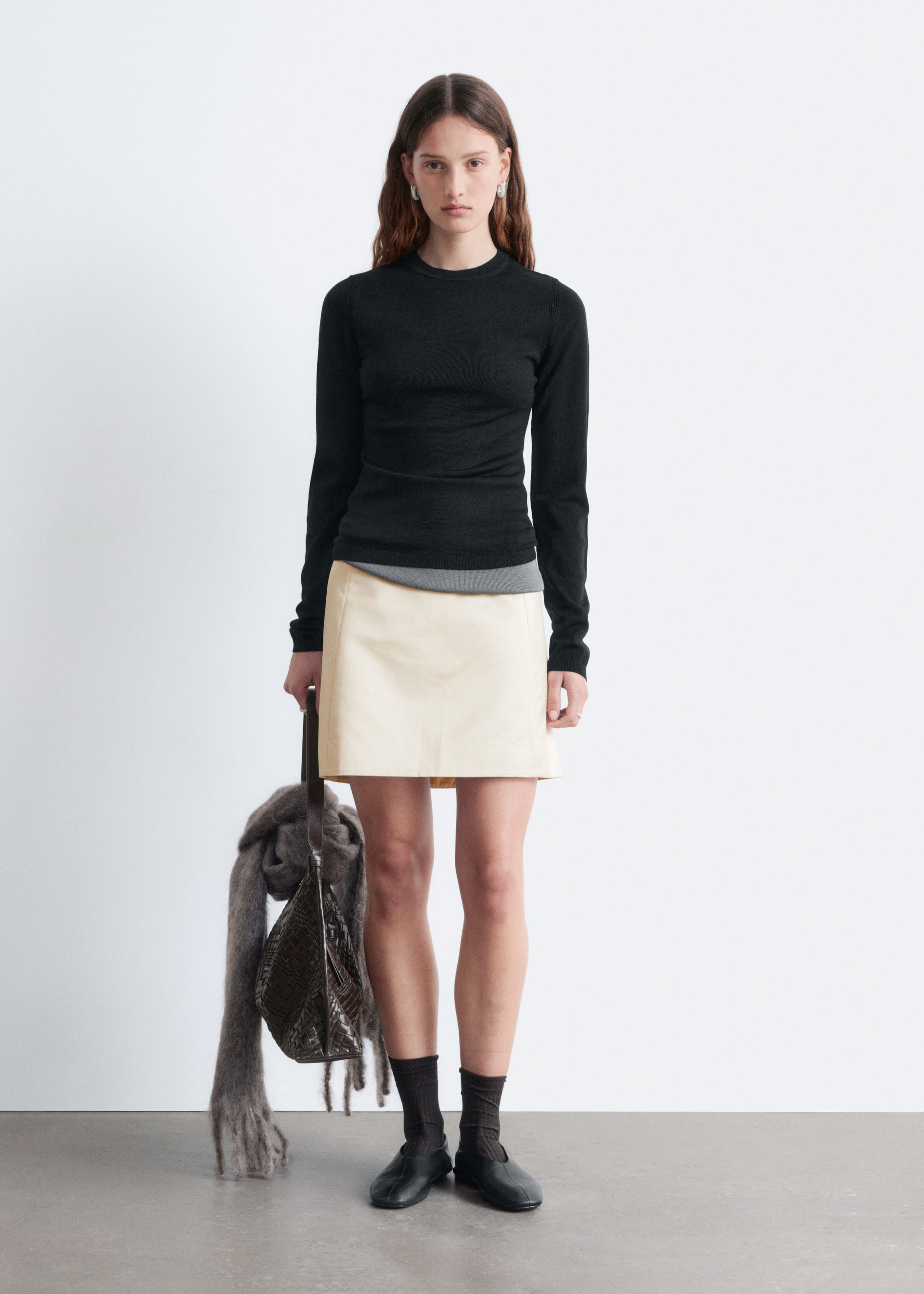 Long-Sleeve Merino Wool Top